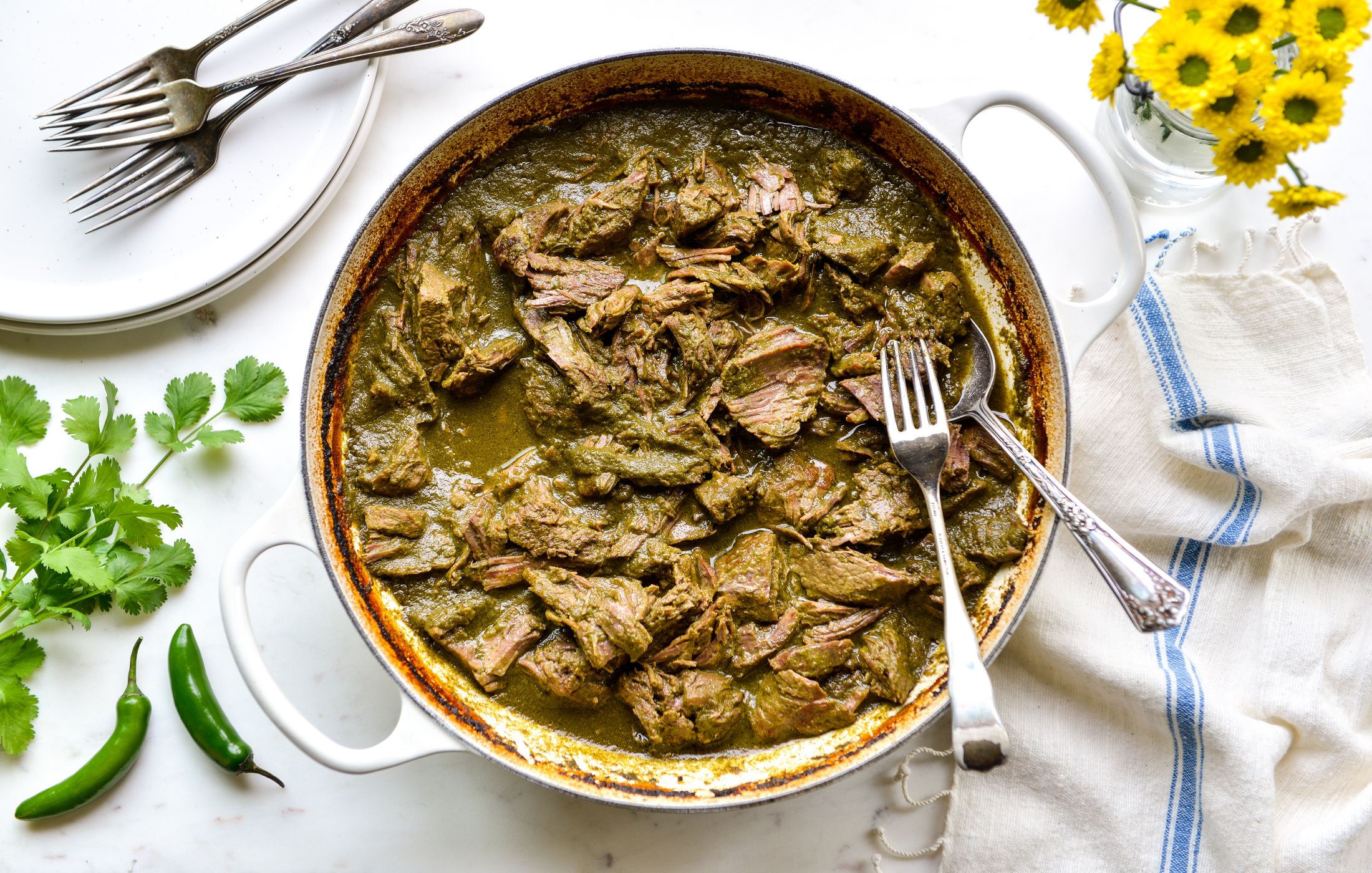 GREEN CHILI BRAISED BEEF-1