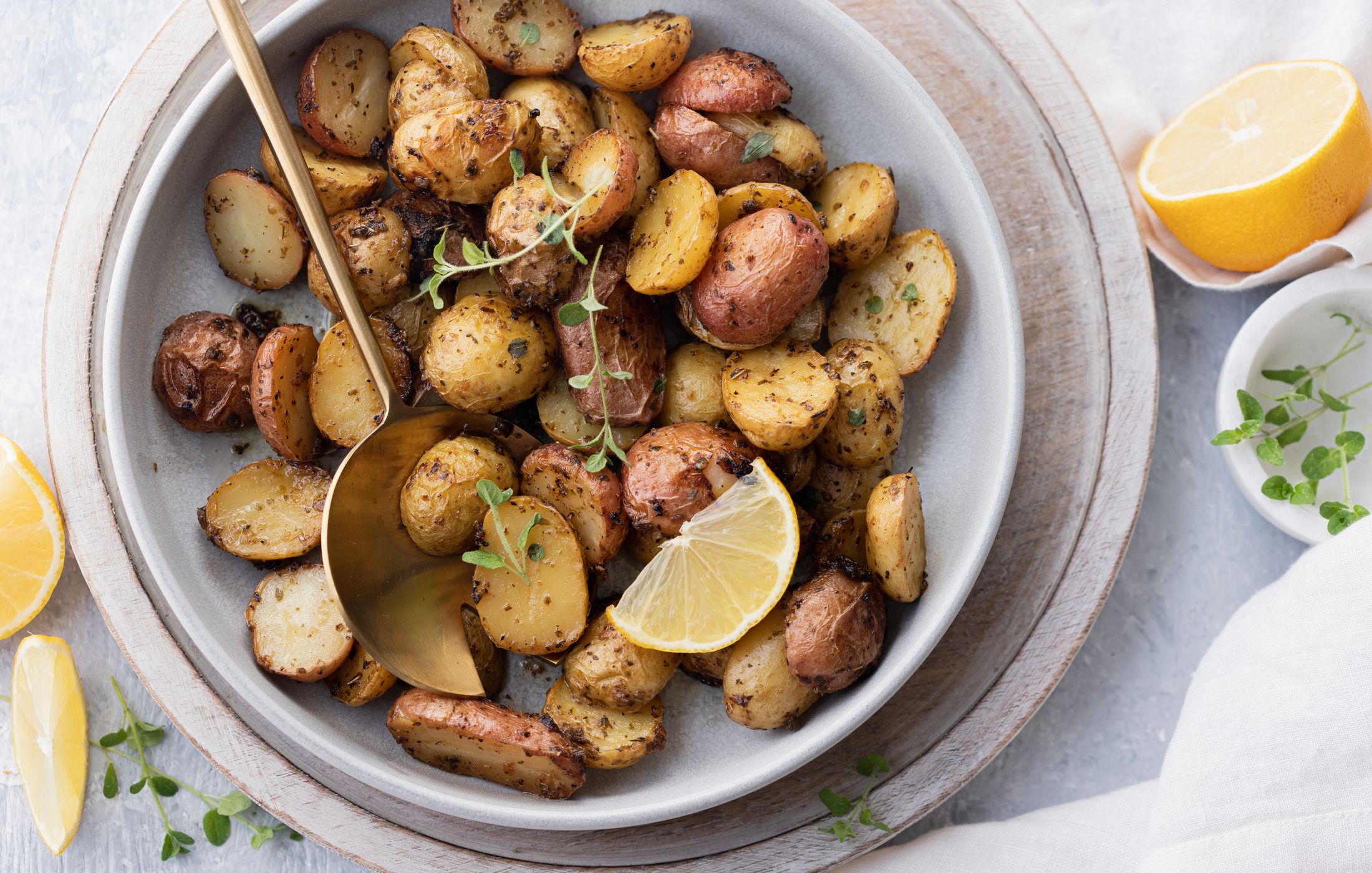 Greek Lemon Potatoes