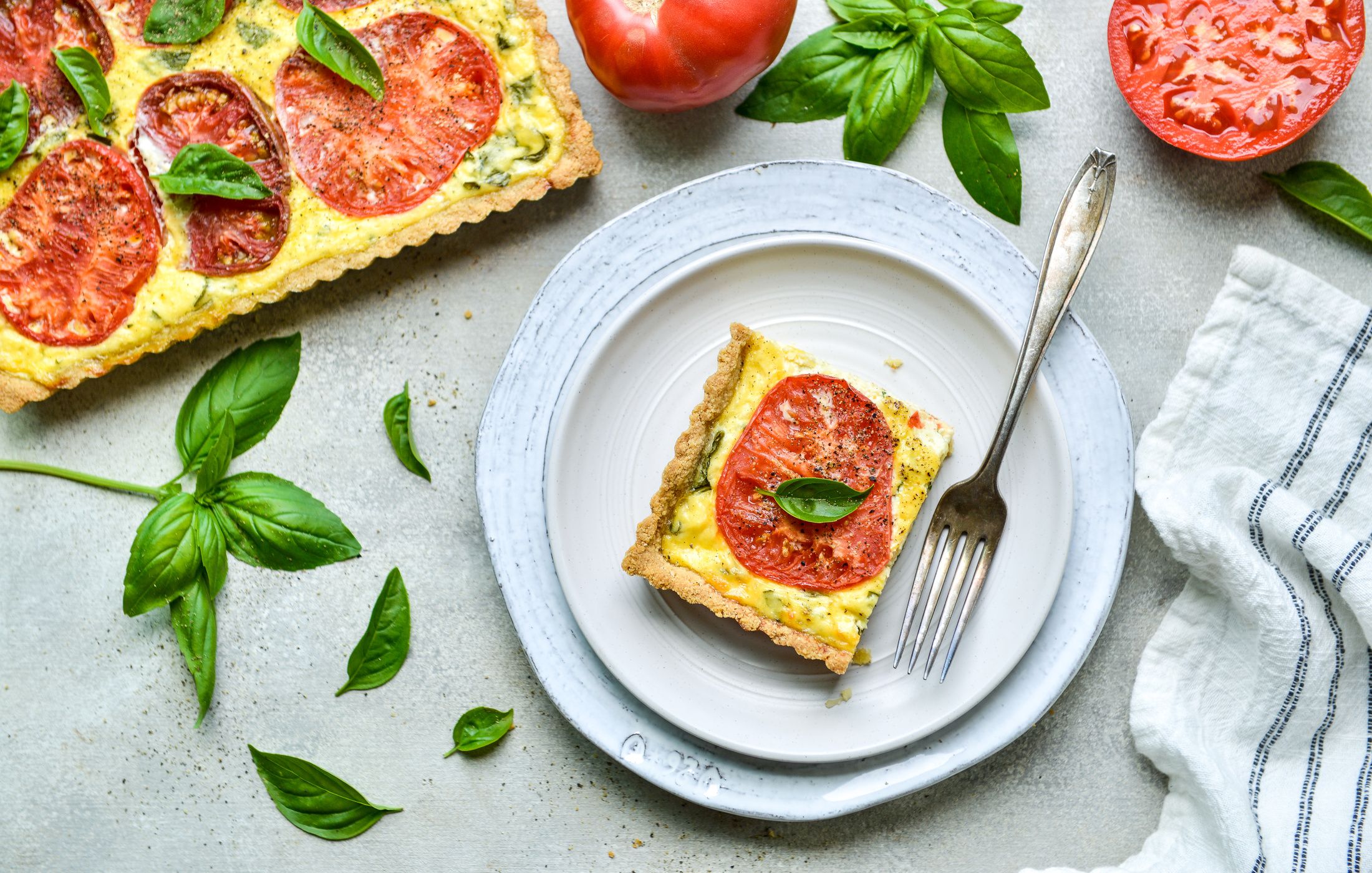 HEIRLOOM TOMATO RICOTTA TART-1