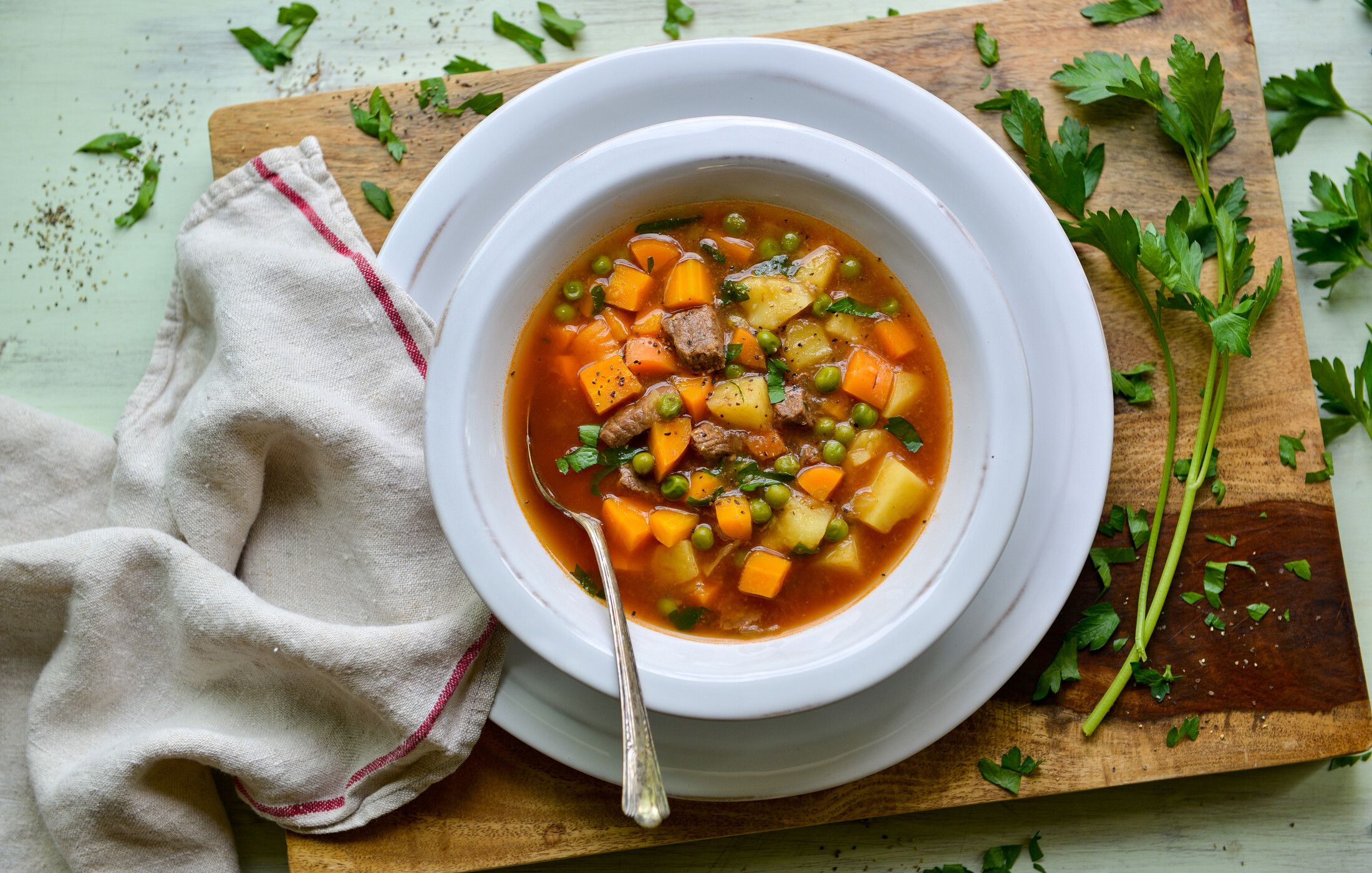 INSTANT POT VEGETABLE BEEF SOUP-1