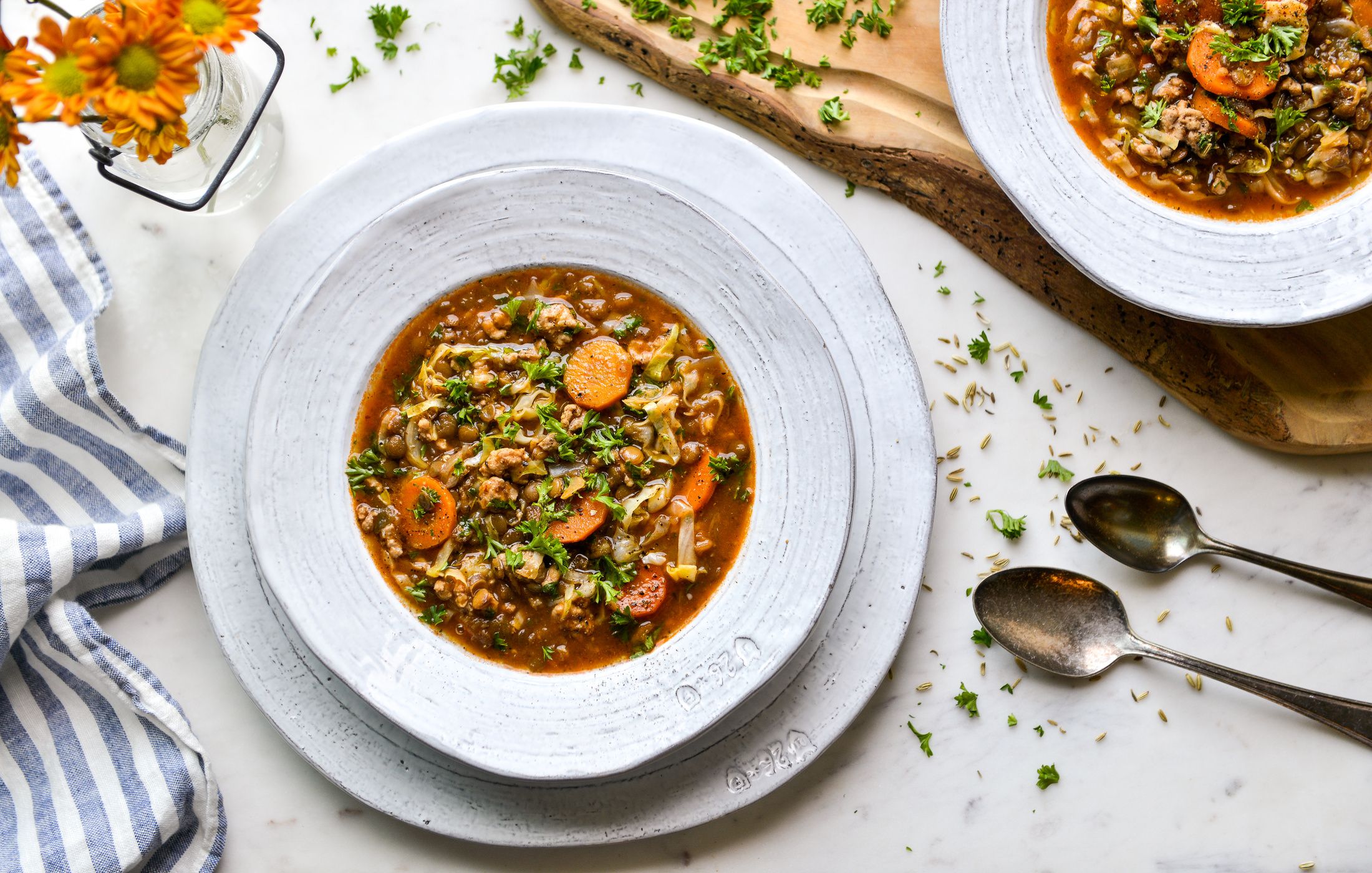 ITALIAN TURKEY-LENTIL VEGETABLE SOUP-1