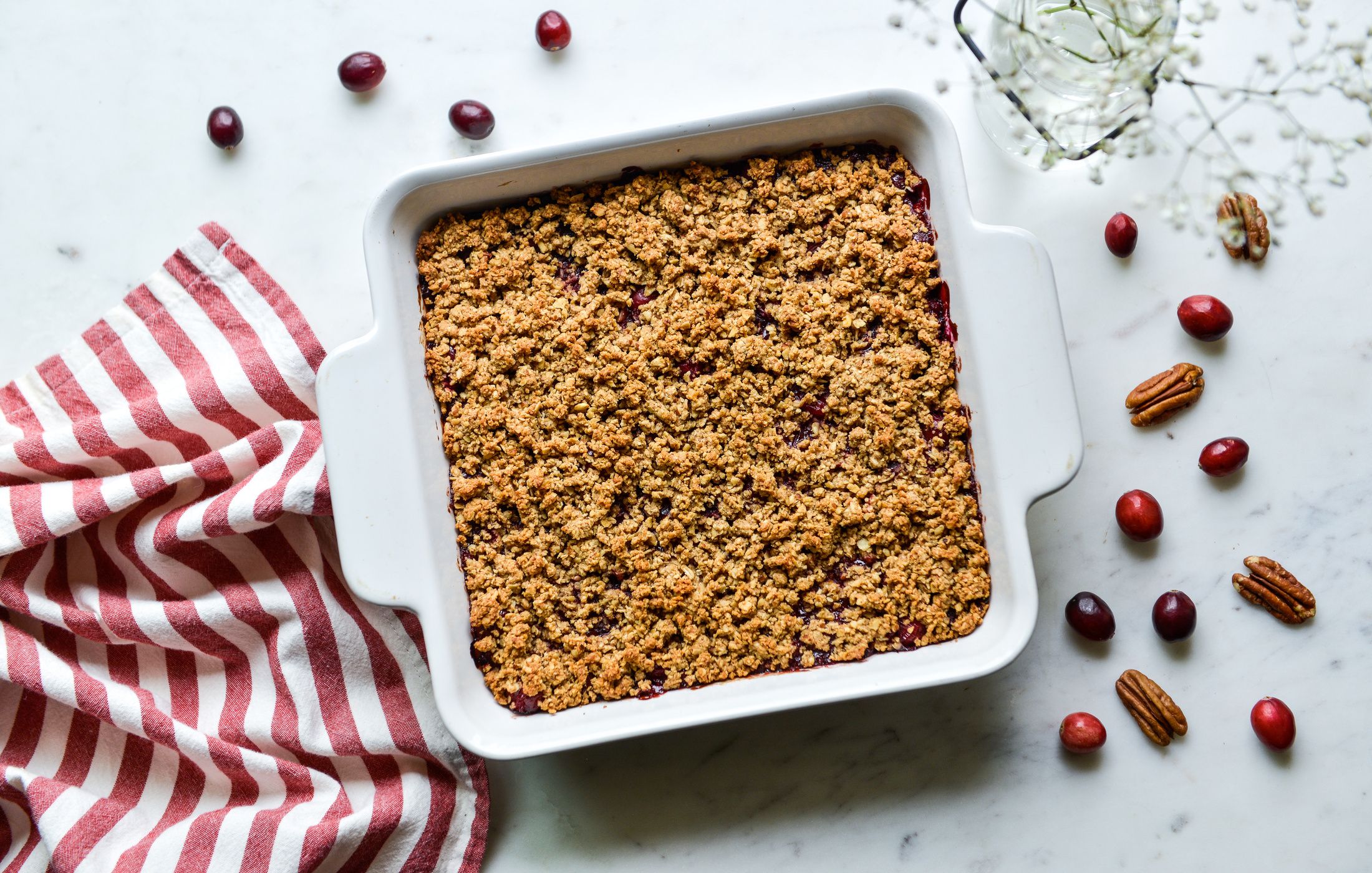 LOW-FODMAP VEGAN CRANBERRY-PECAN BARS-2