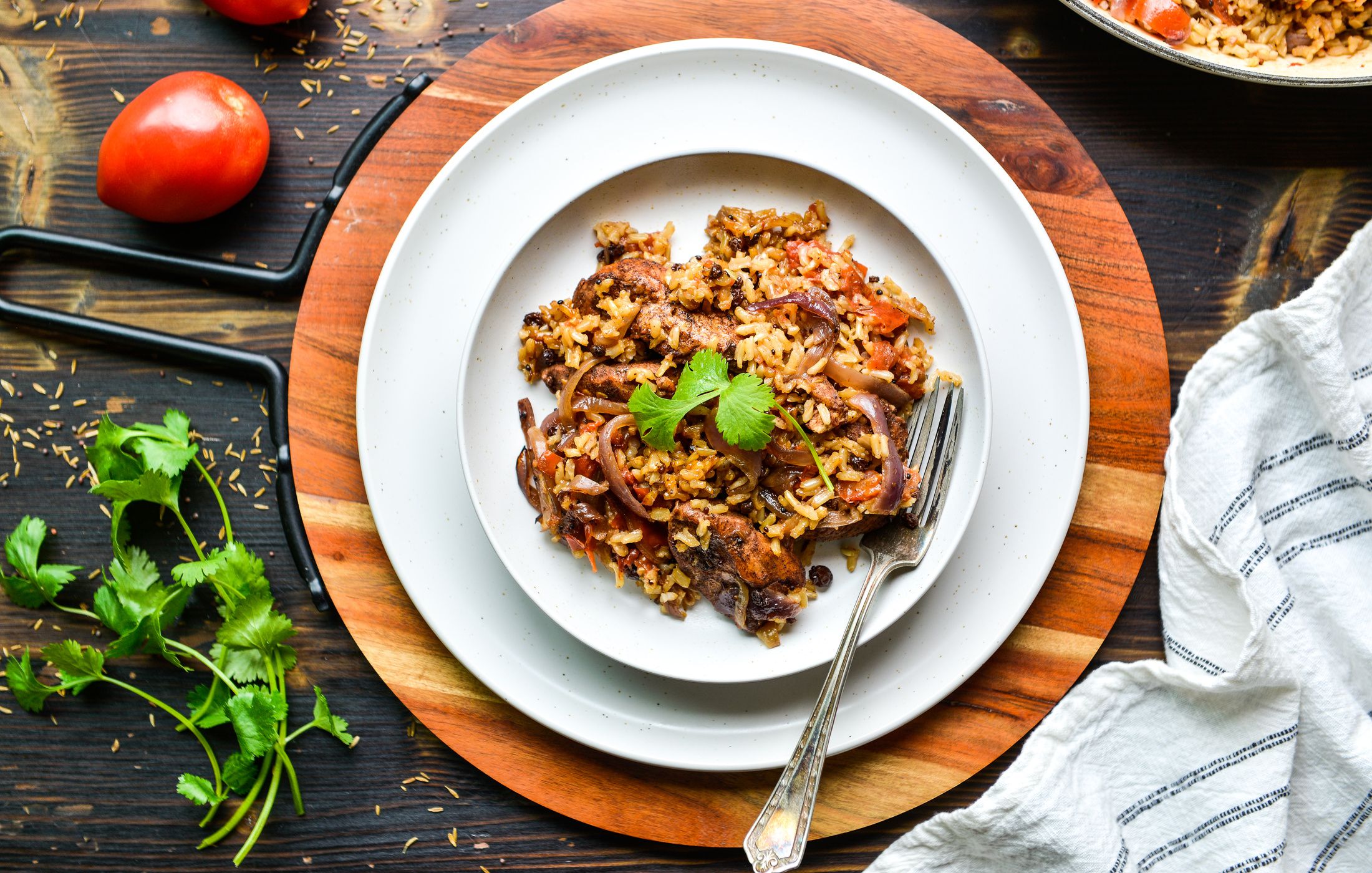 MASALA CHICKEN AND BROWN RICE-2