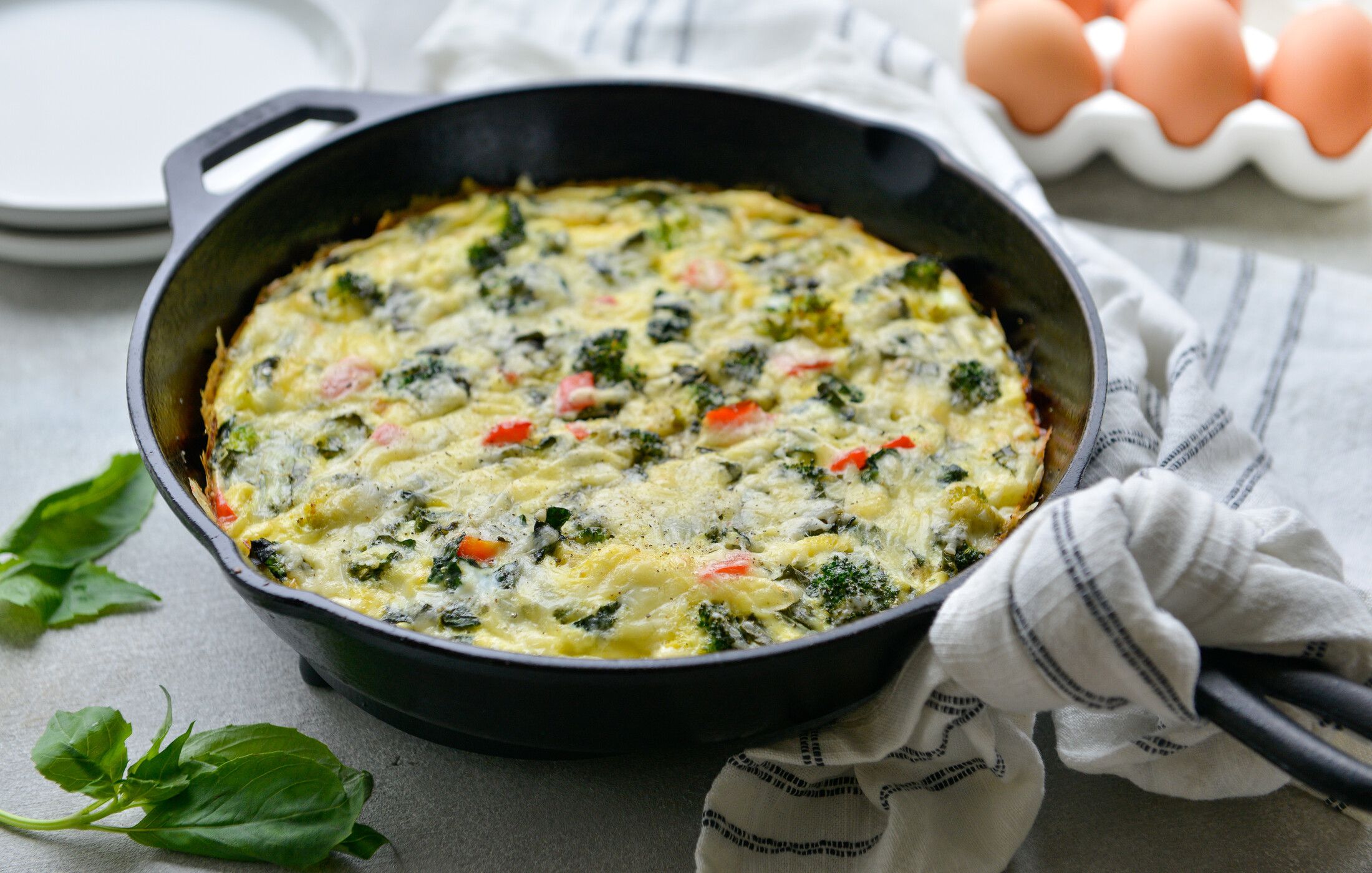 MEDITERRANEAN BROCCOLI-KALE FRITTATA-1