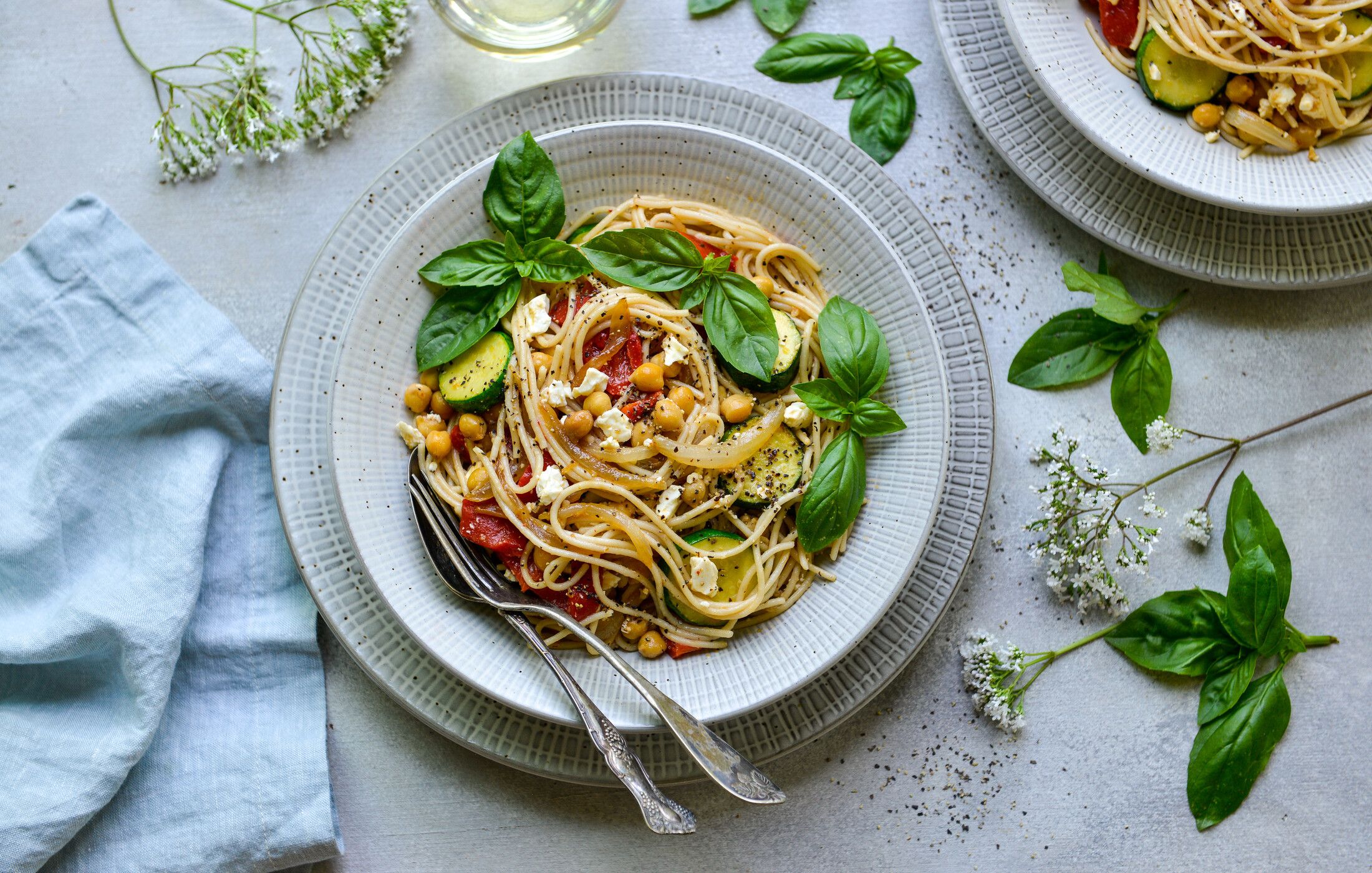 MEDITERRANEAN VEGETABLE SPAGHETTI-1