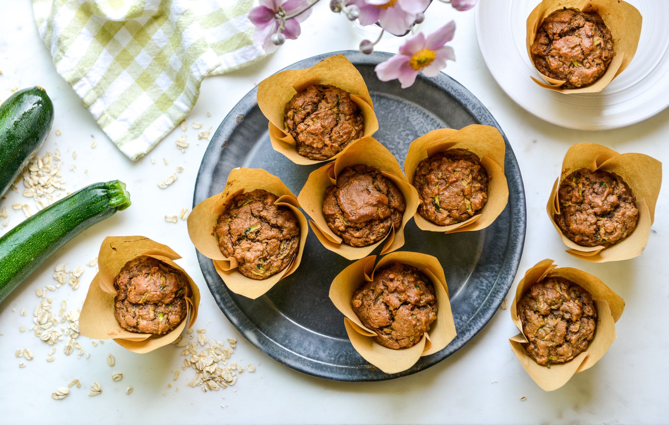 OATMEAL ZUCCHINI SPICE MUFFINS-1