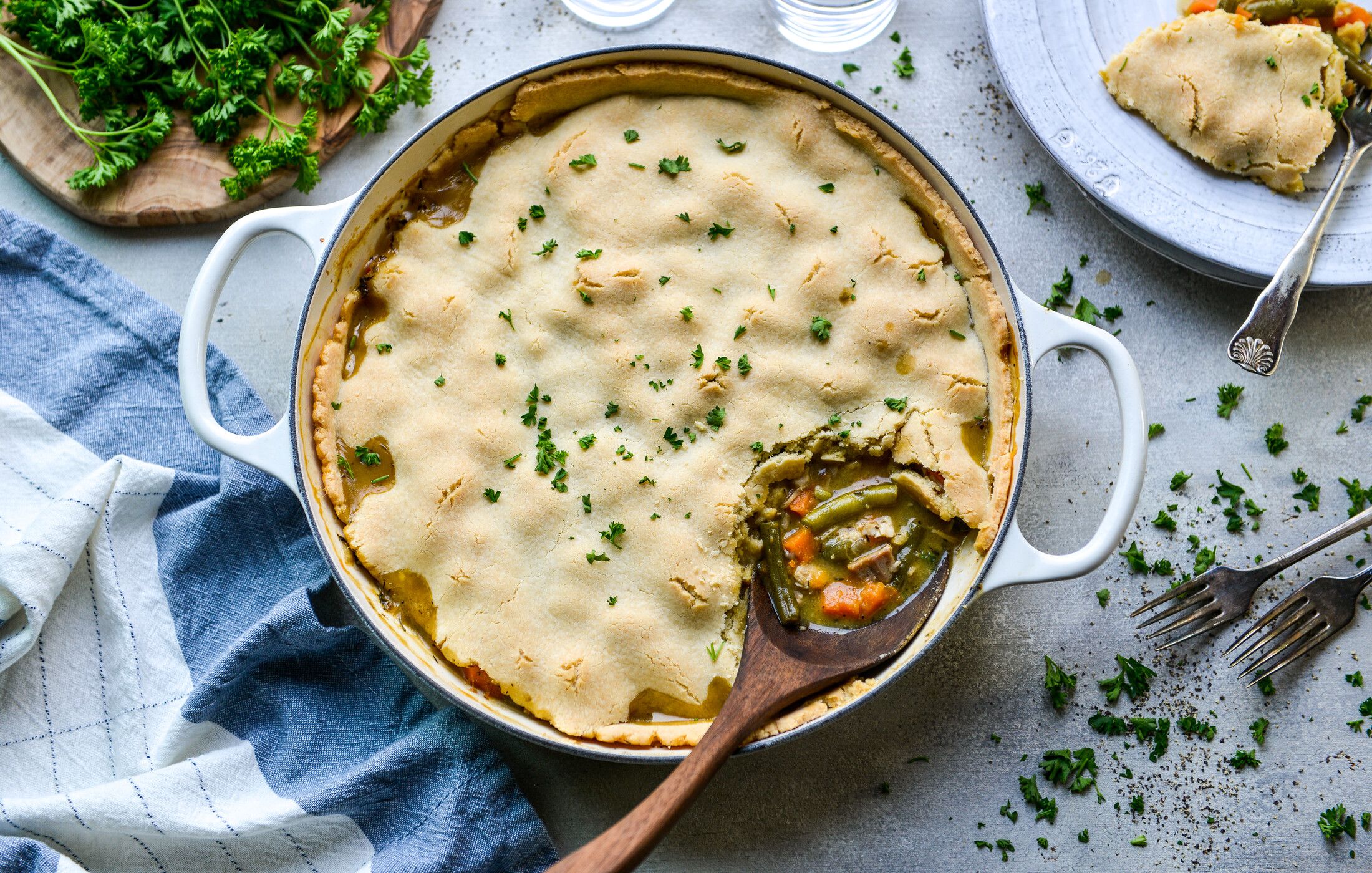 PALEO TURKEY SWEET POTATO POT PIE-1