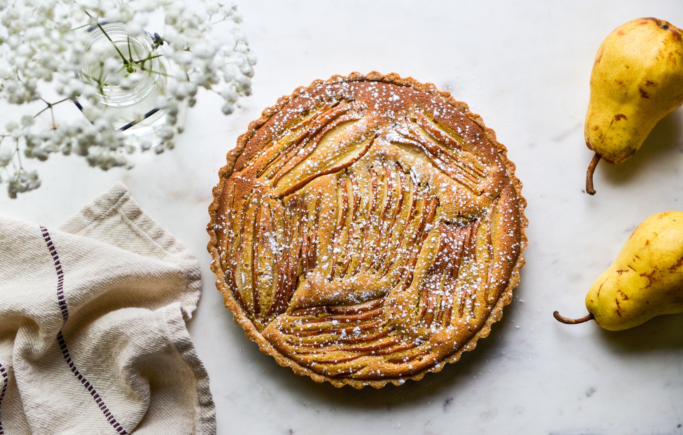 PEAR FRANGIPANE TART GRAIN-FREE GLUTEN-FREE-2