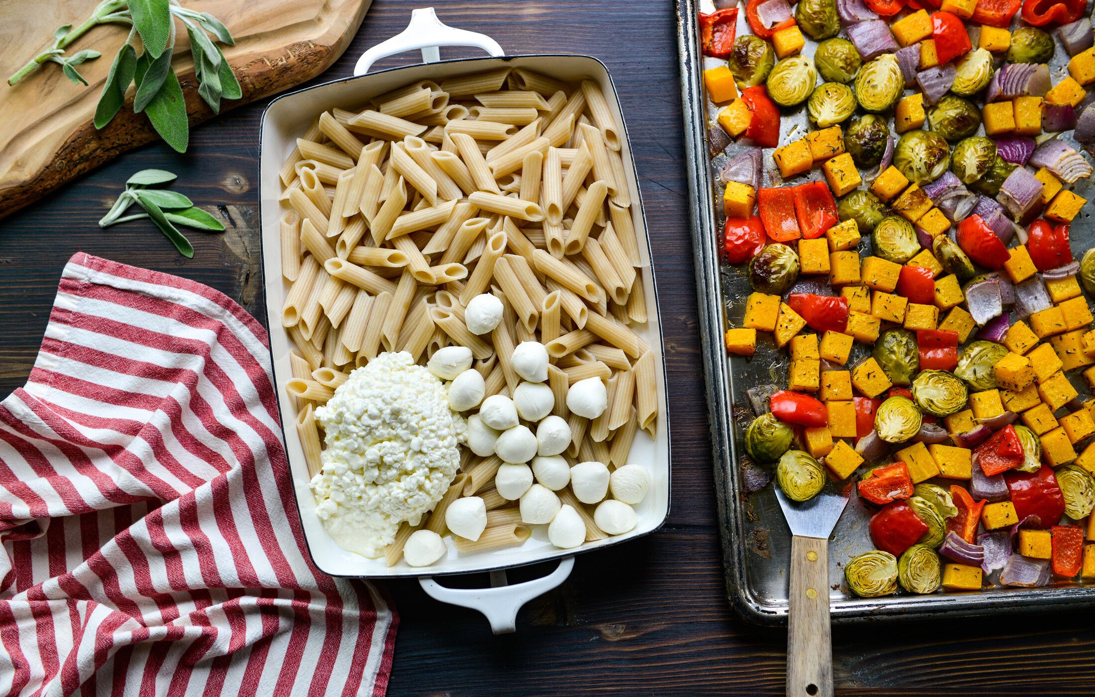 ROASTED VEGETABLE PASTA BAKE-2