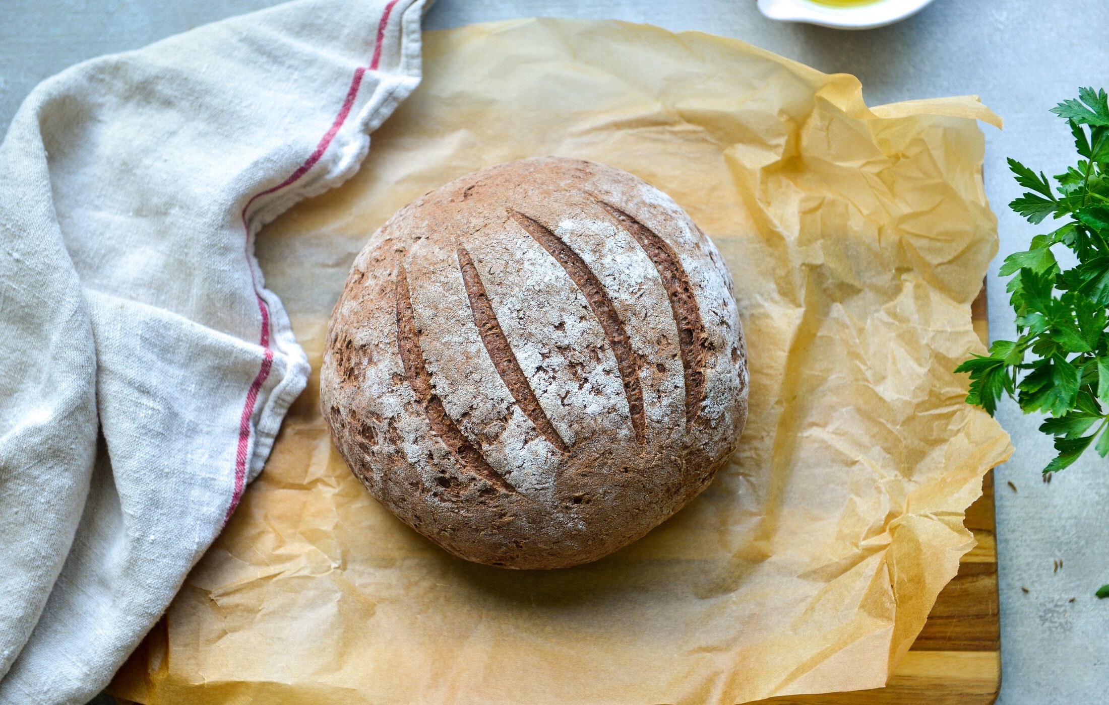 RUSTIC GLUTEN-FREE TEFF CARAWAY BREAD-22