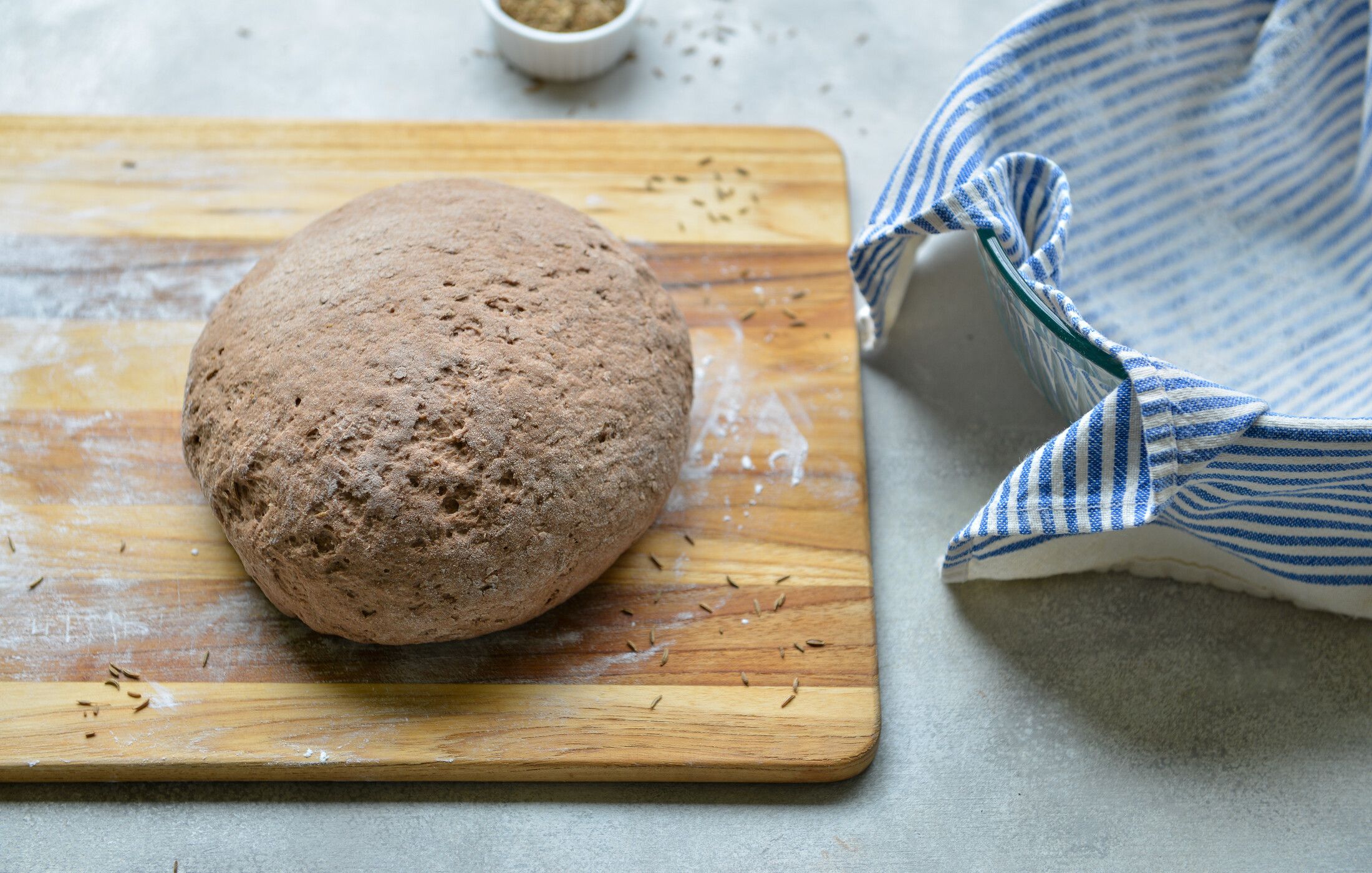 RUSTIC GLUTEN-FREE TEFF CARAWAY BREAD-5