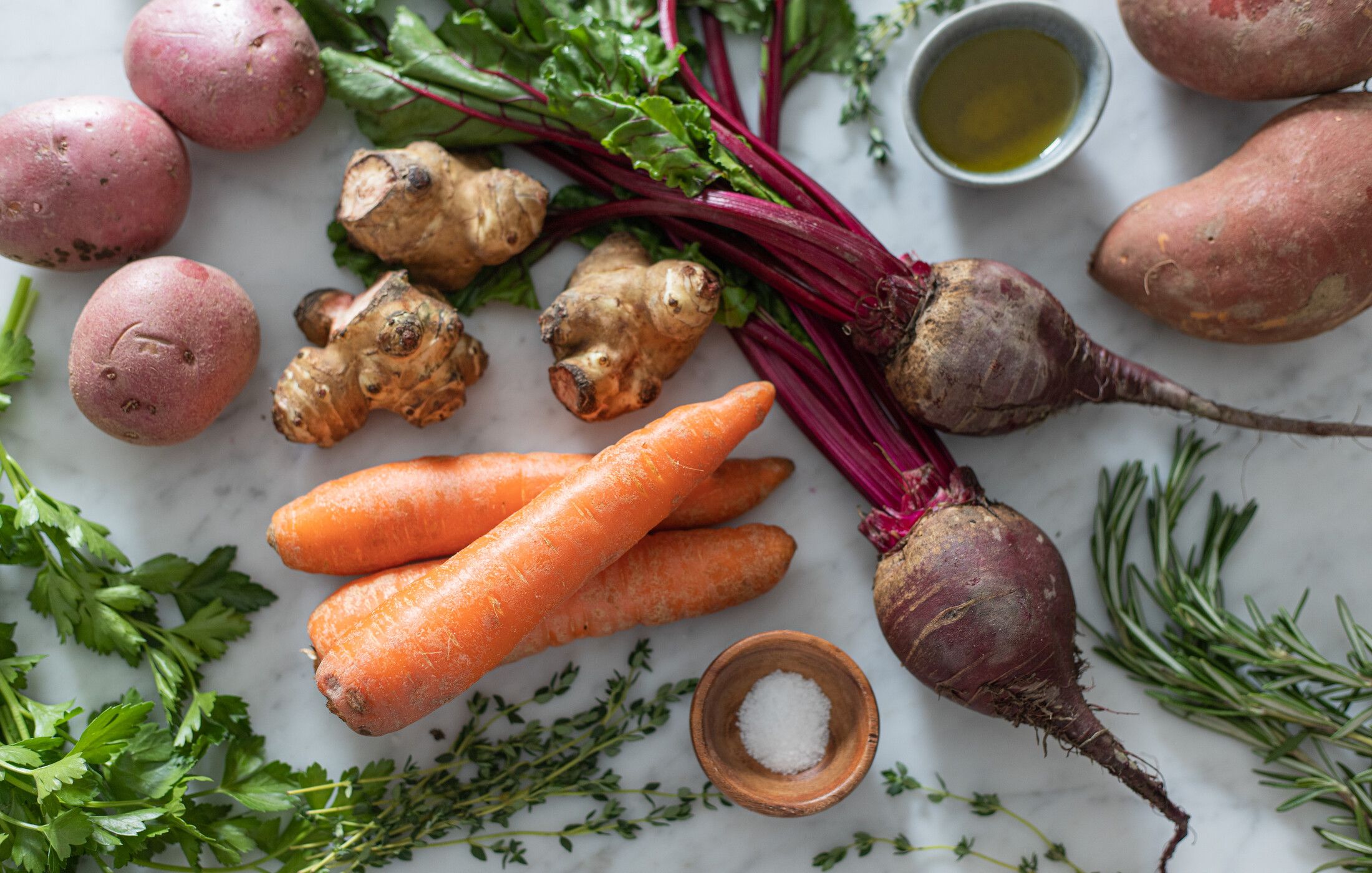 Roasted Root Vegetables with Fresh Herbs-4