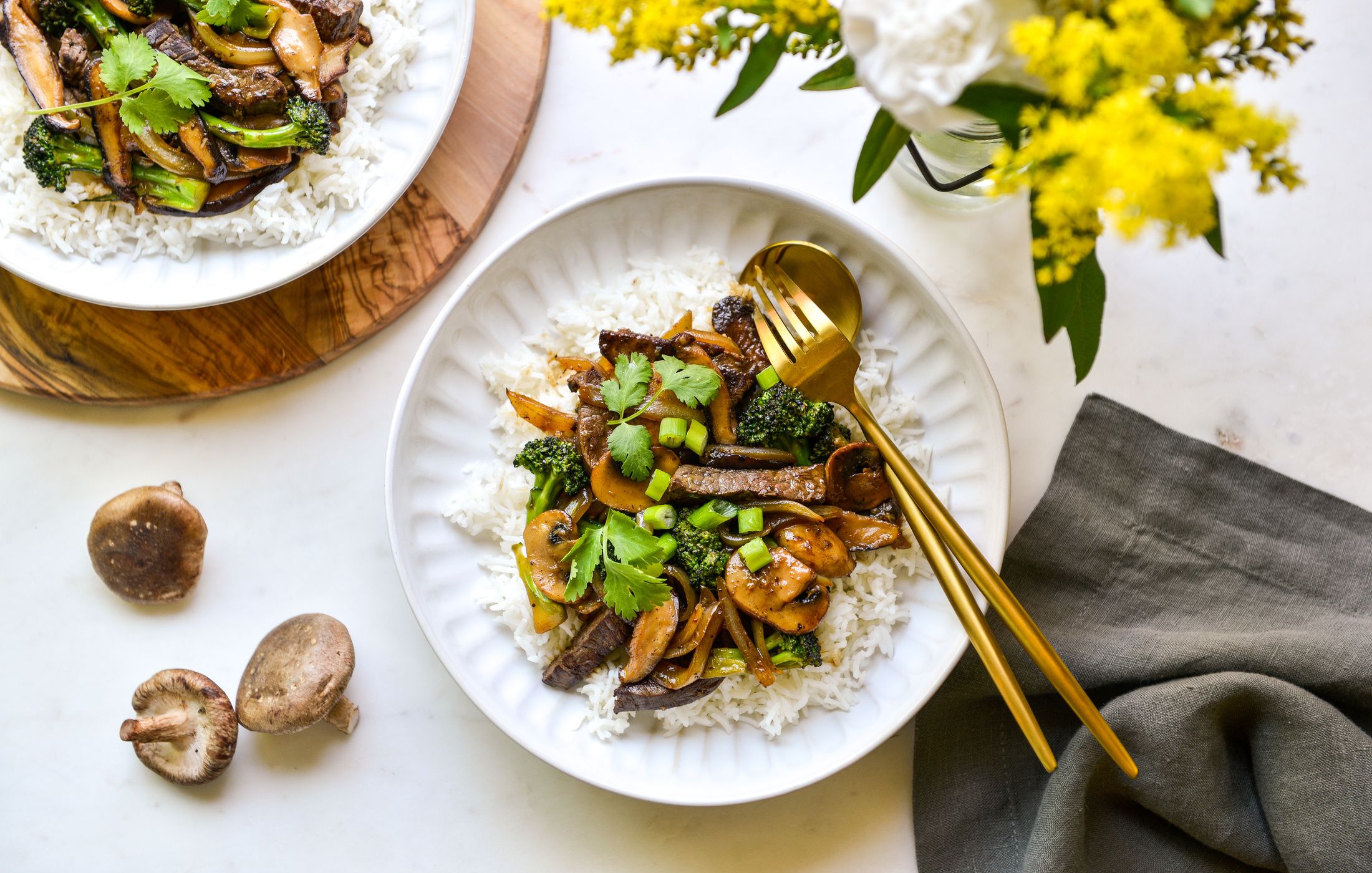 STEAK AND MUSHROOM STIR-FRY-1