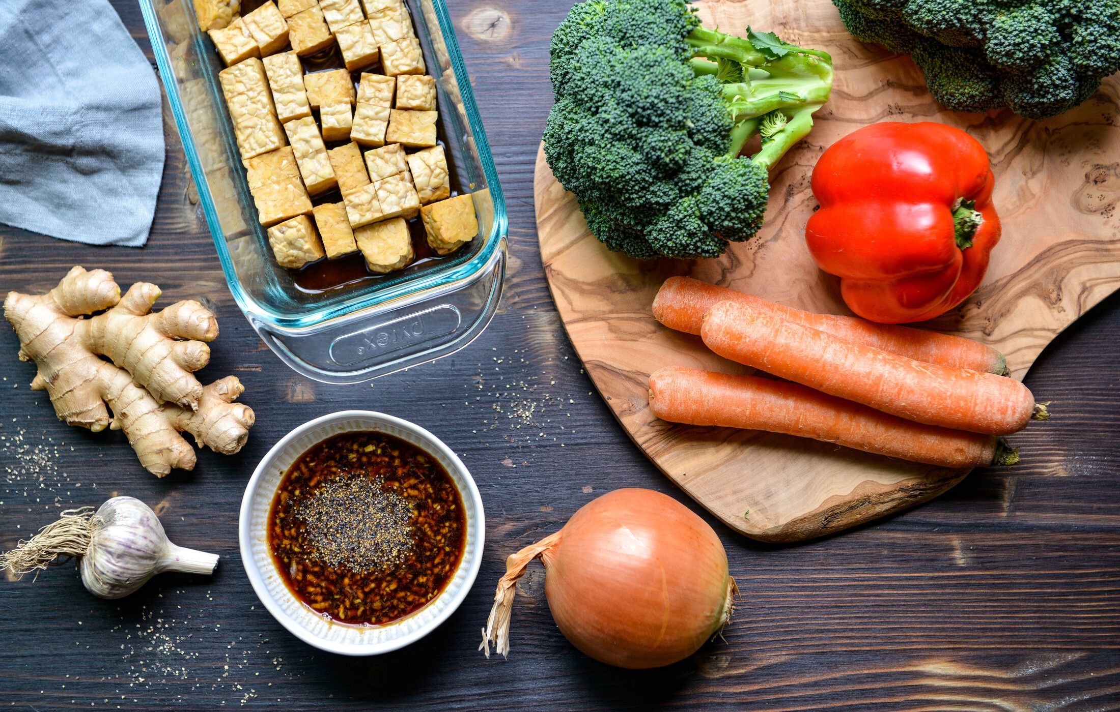 TEMPEH VEGETABLE STIR-FRY-1