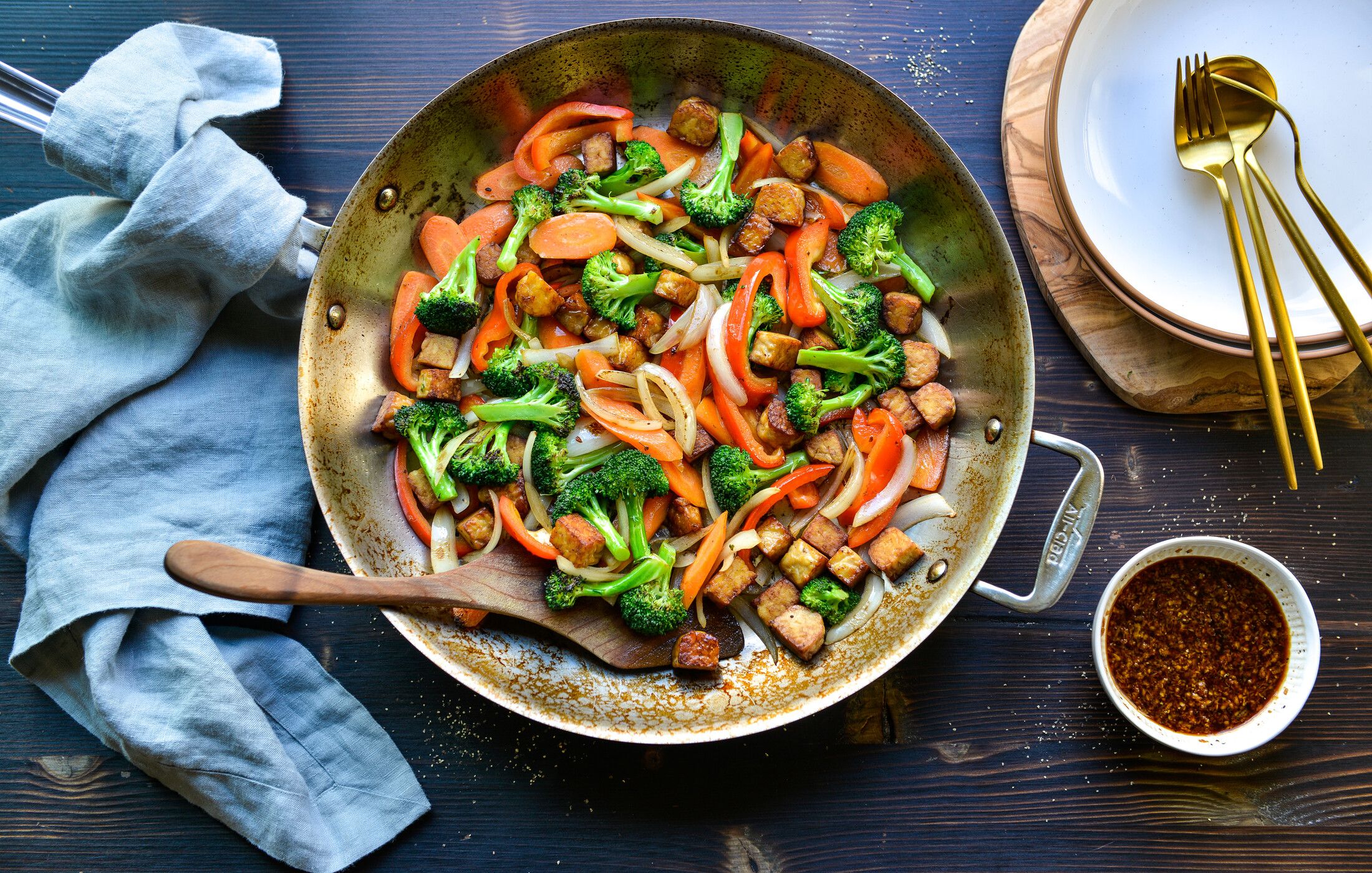 TEMPEH VEGETABLE STIR-FRY-2