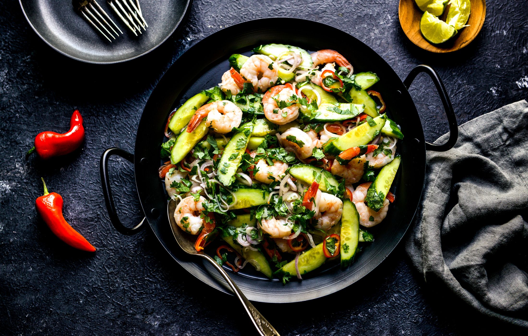 THAI CUCUMBER SHRIMP SALAD LOW-CARB-14