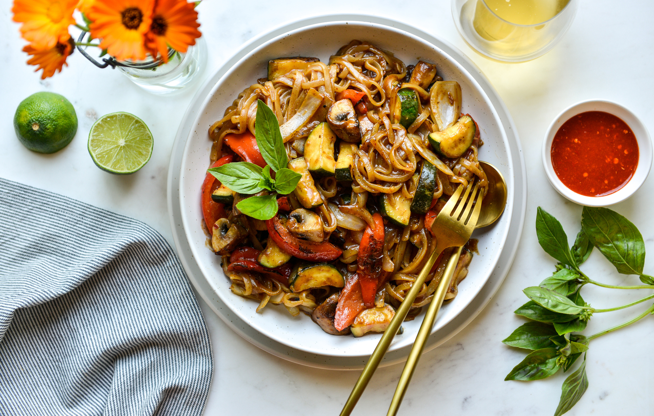 THAI VEGGIE-NOODLE STIR-FRY-1