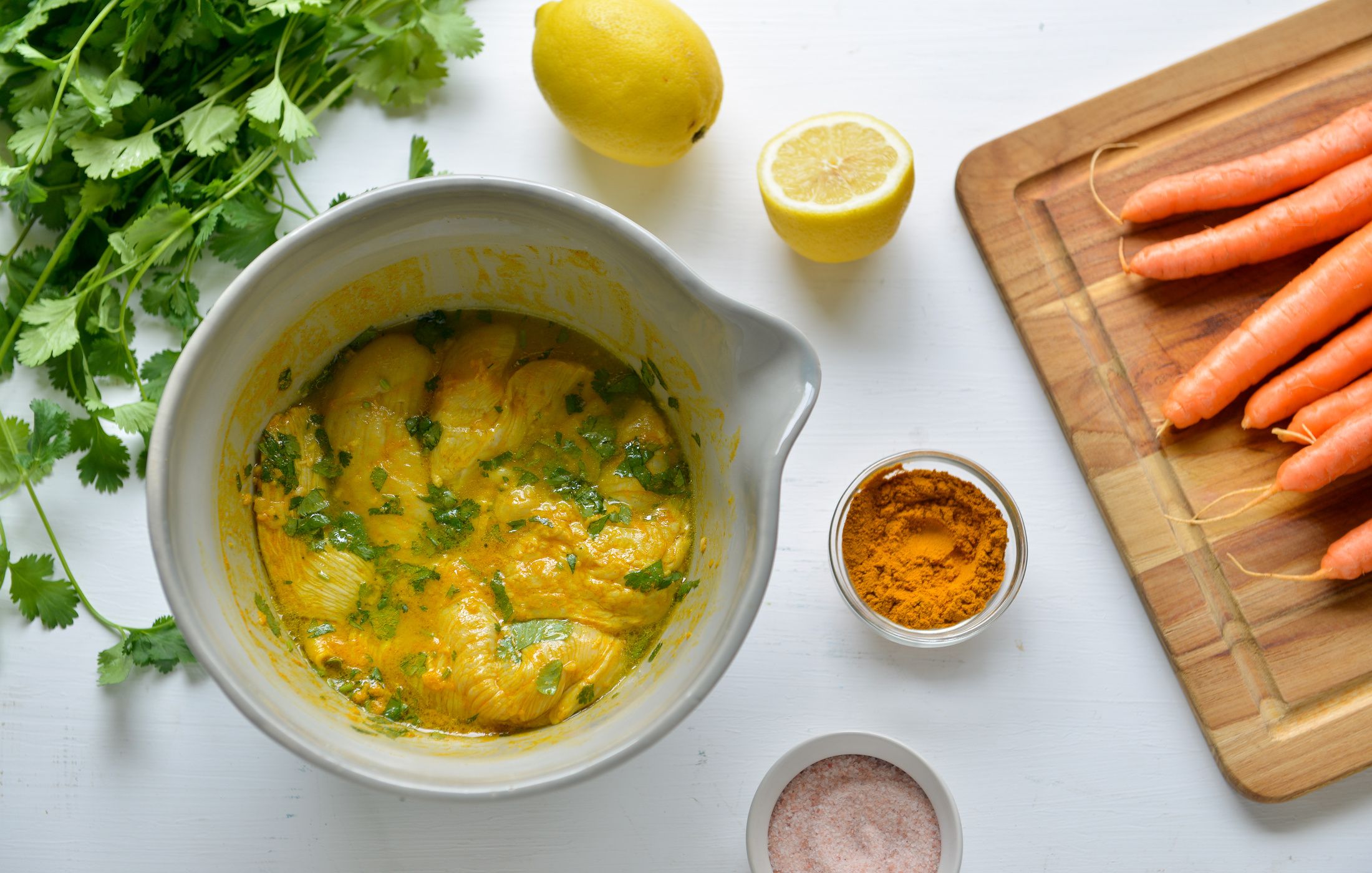 TURMERIC-LEMON GRILLED CHICKEN CARROTS-1