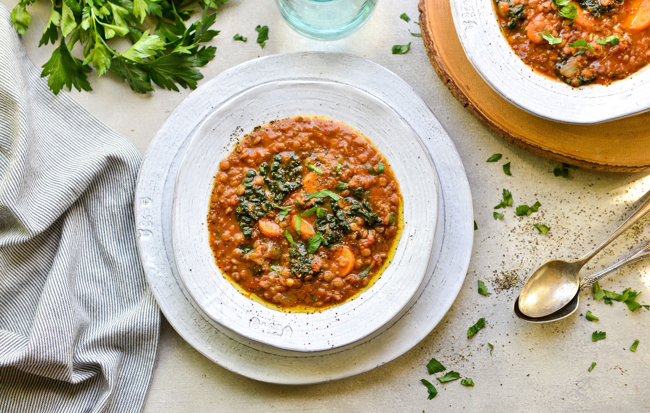 TUSCAN LENTIL AND KALE SOUP-VEGAN-1