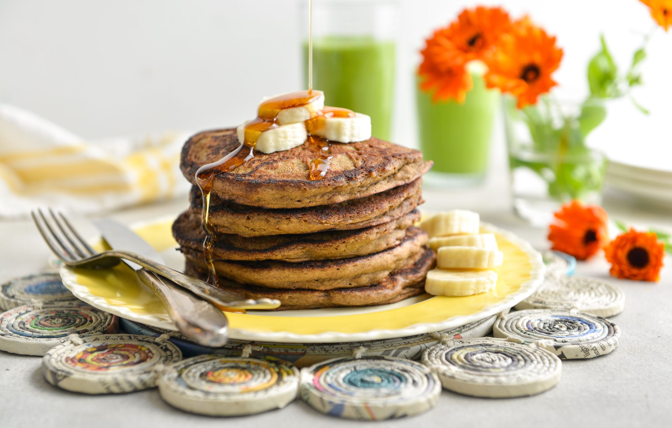 VEGAN TEFF BANANA PANCAKES EGG-FREE-1