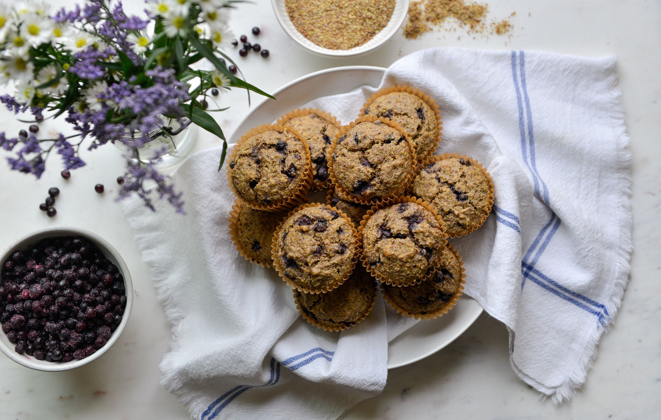 WILD BLUEBERRY FLAX MUFFINS-2