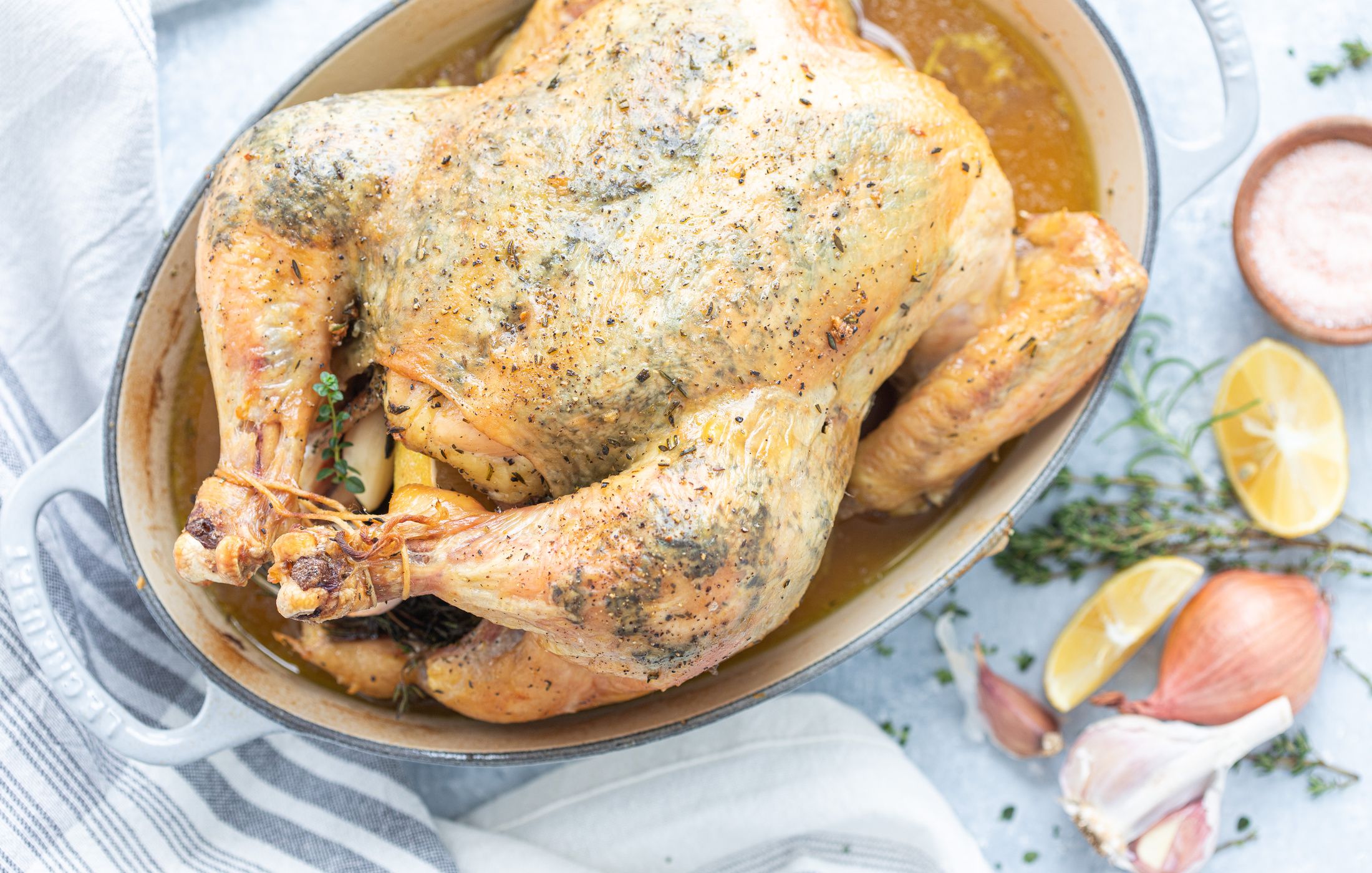 Whole Roasted Chicken with Lemon and Herbs-2