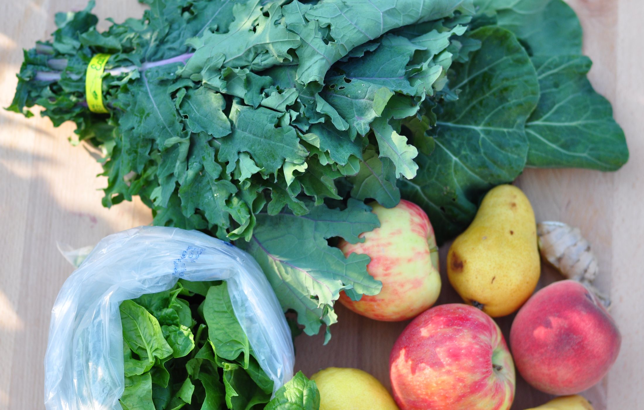 harvest green smoothie-ingredients