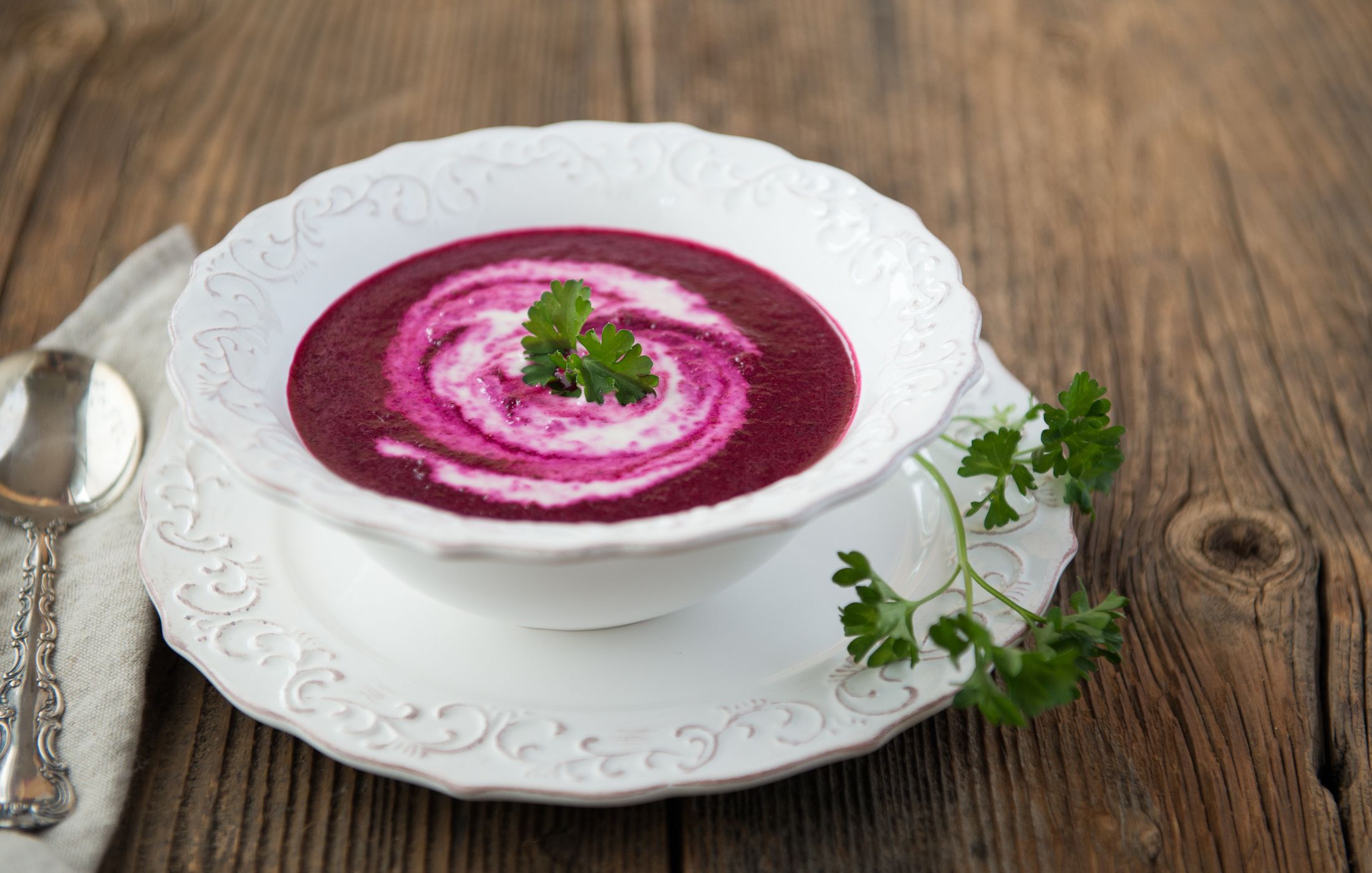 Beet Rosemary Detox Soup