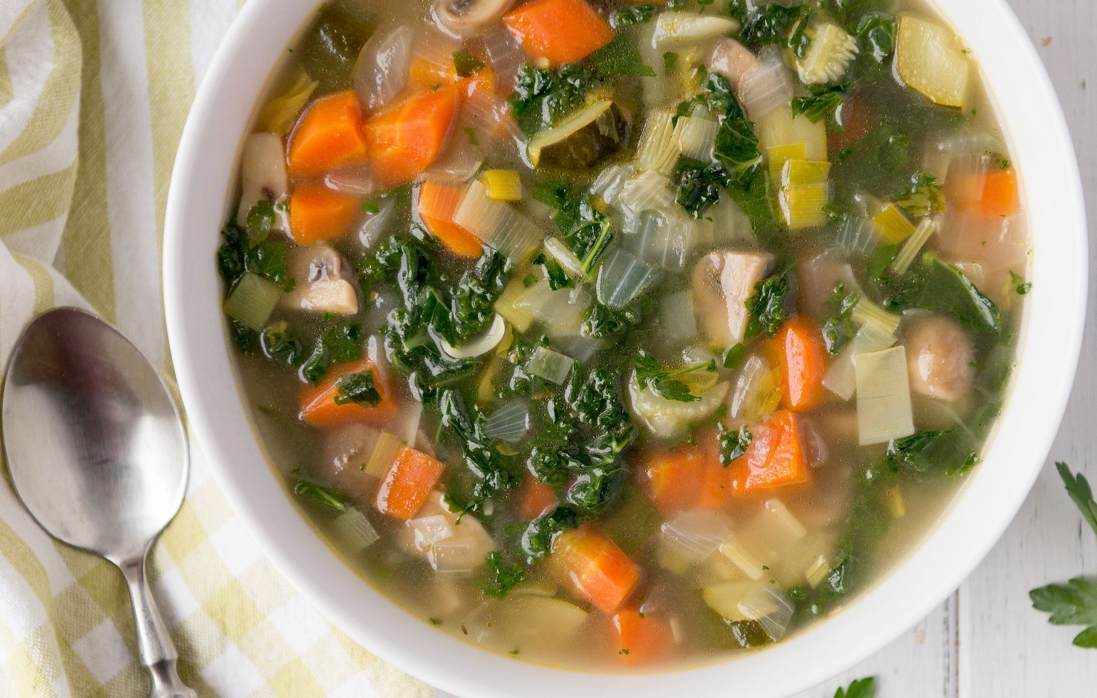 Bone Broth Vegetable Soup