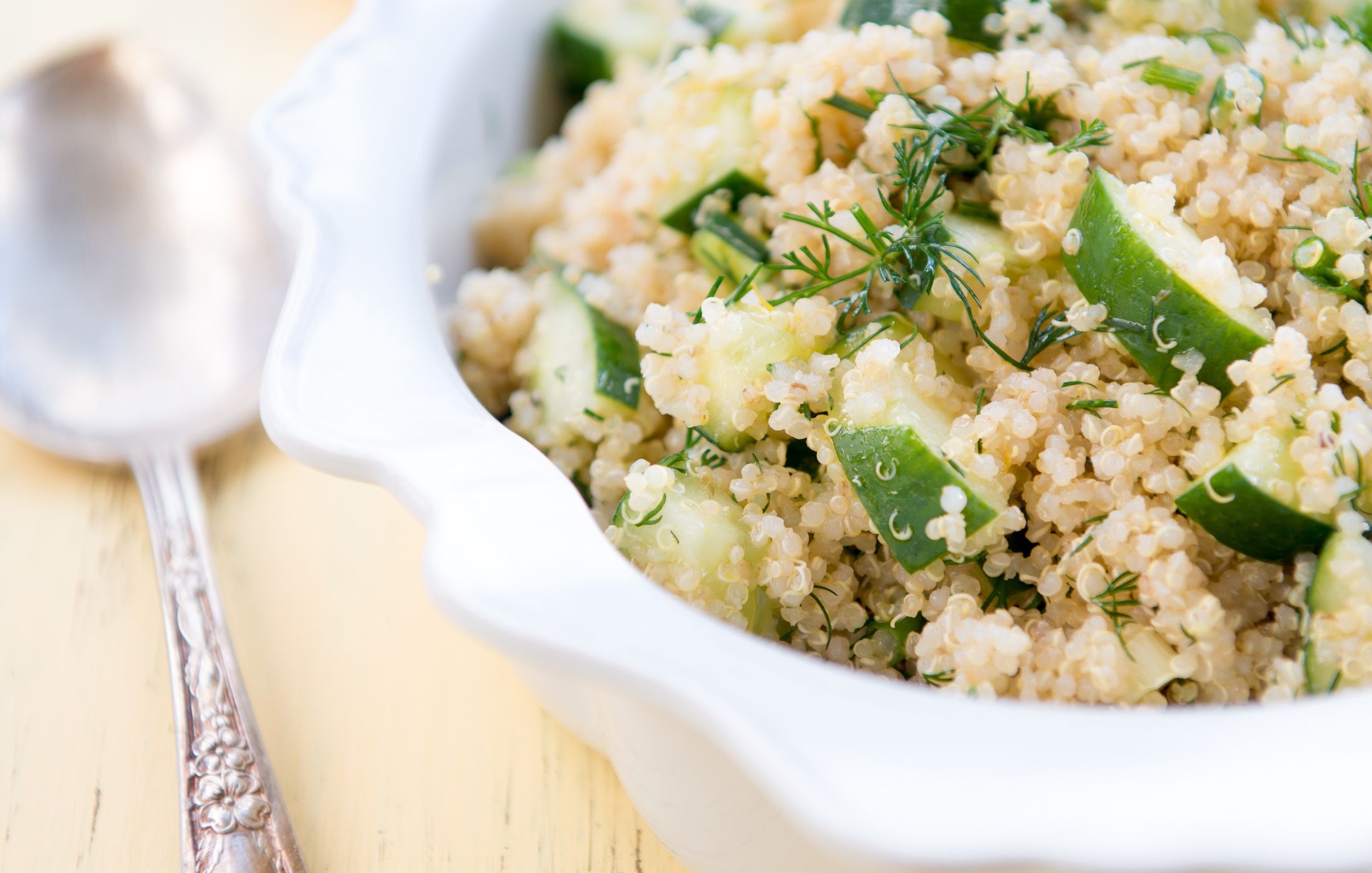 Cucumber Dill Quinoa Salad