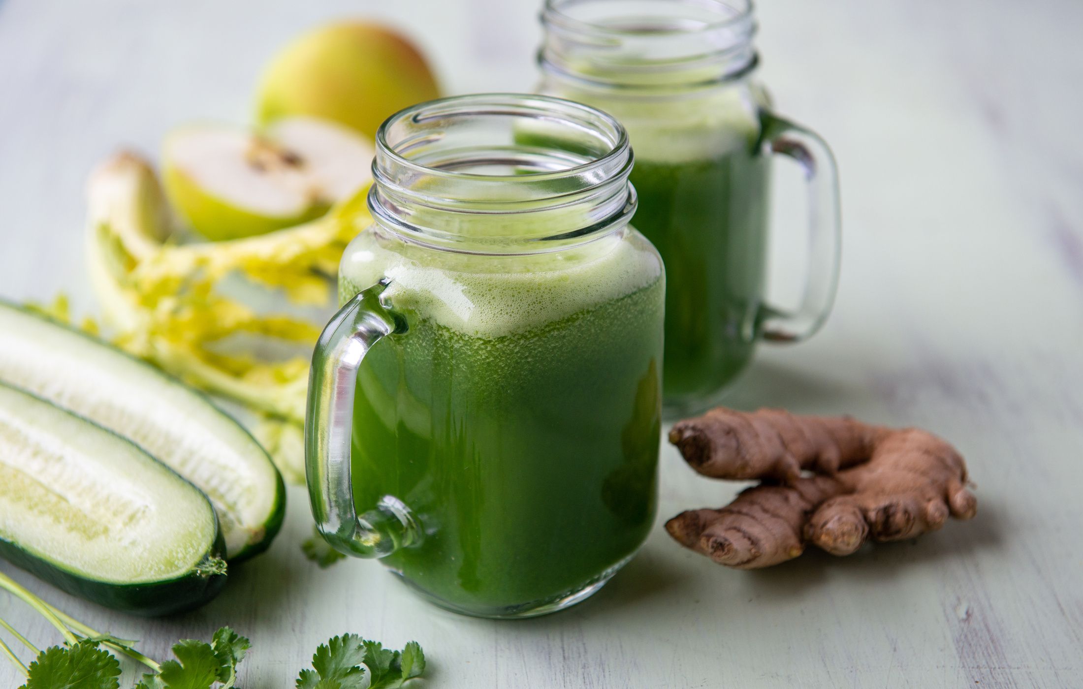 Cucumber-Ginger-Cilantro Juice