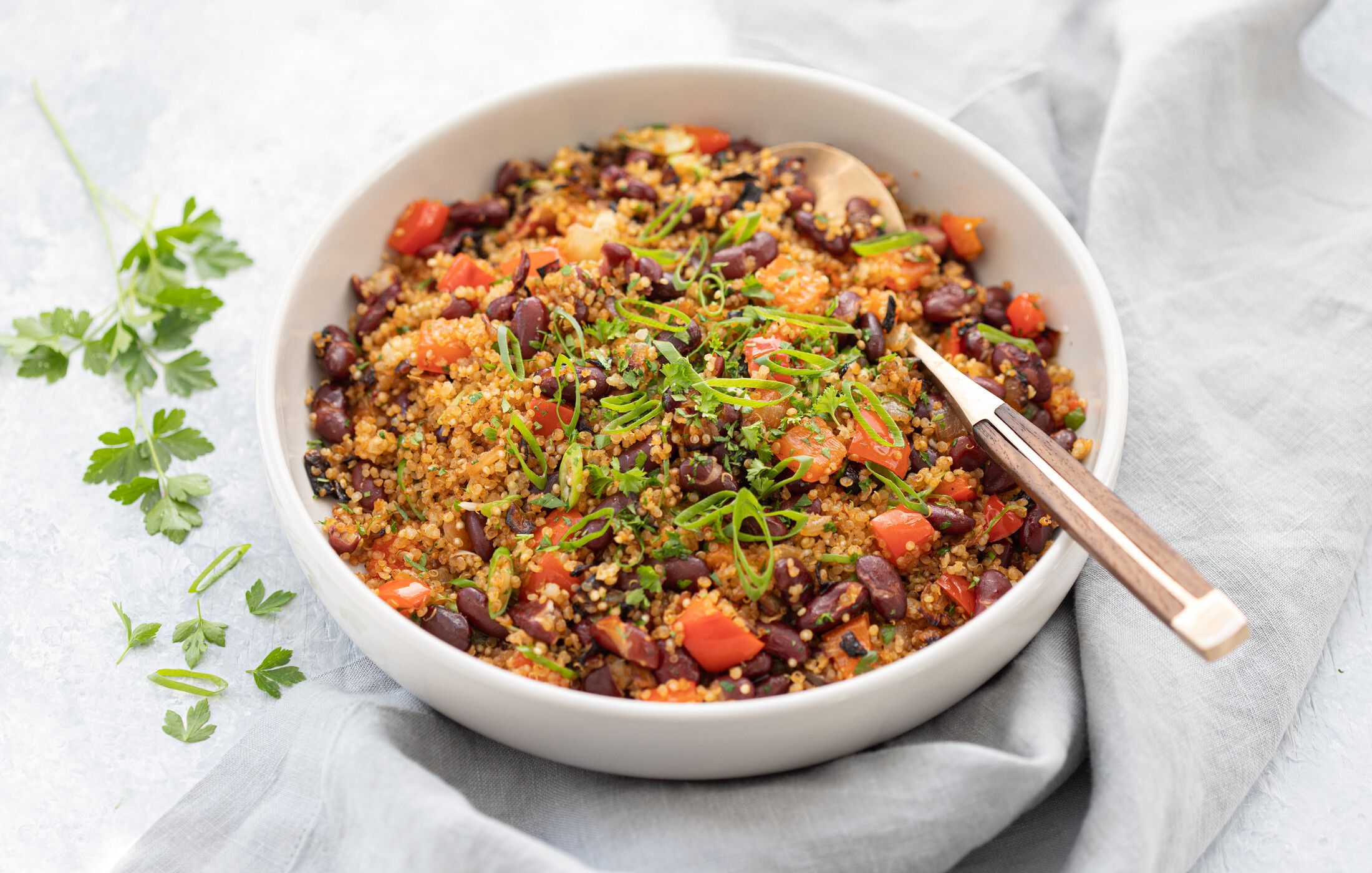 Cajun Red Beans and Quinoa