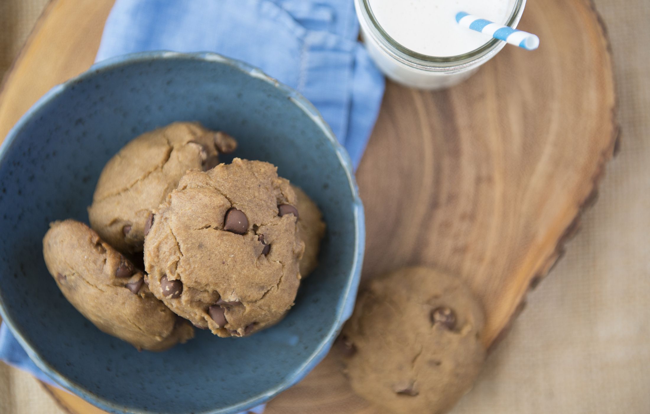 Gluten-Free Vegan Chewy Chocolate Chip Cookies