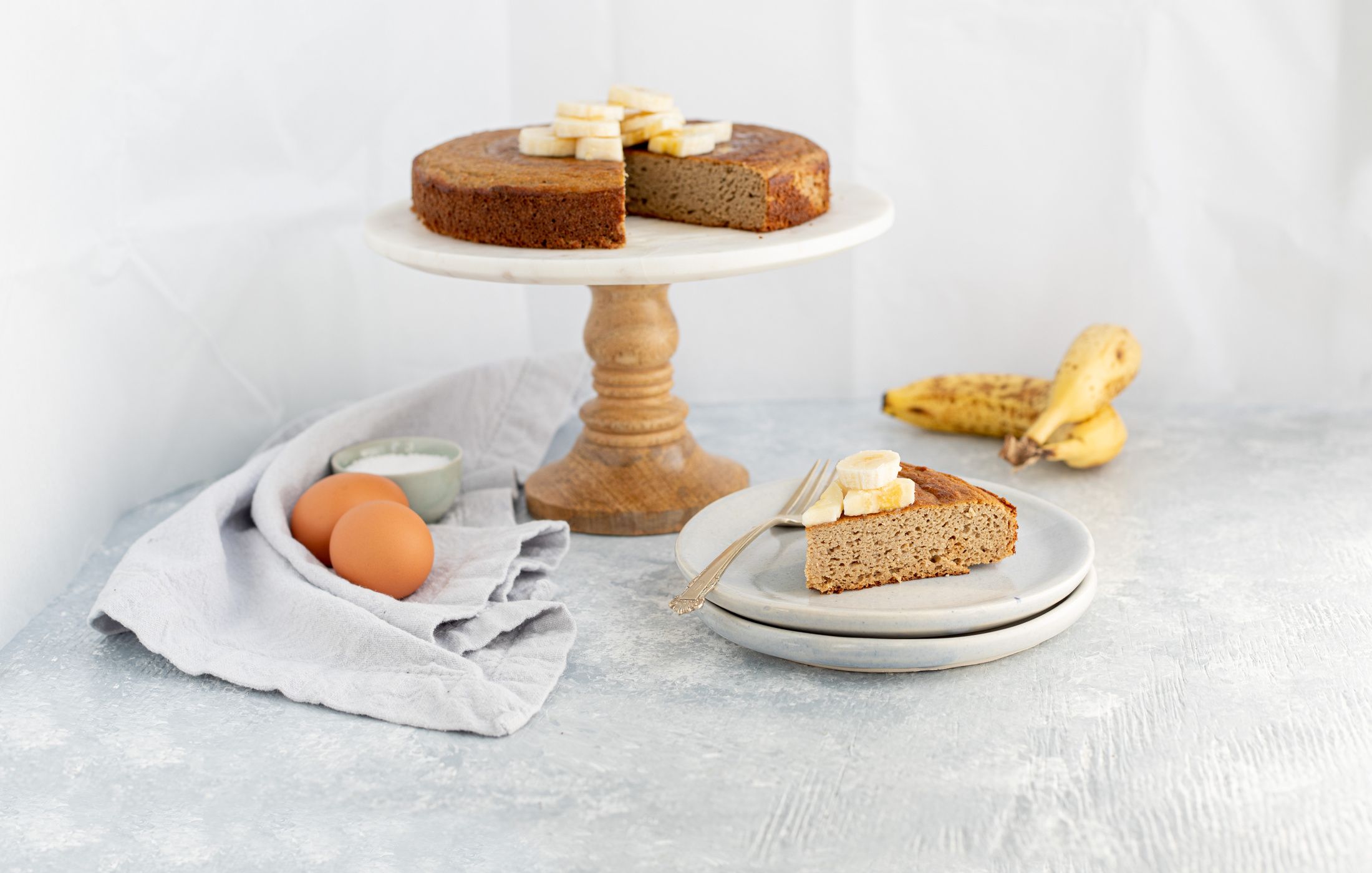 Coconut Banana Breakfast Cake