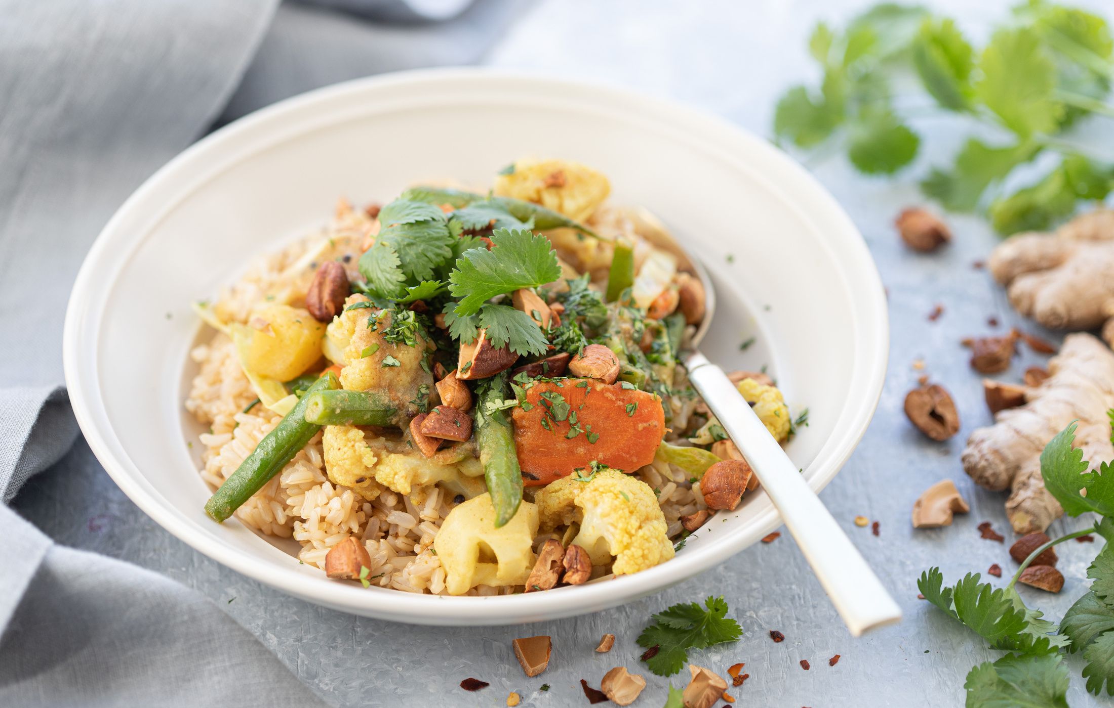 Instant Pot Coconut Cashew Curry