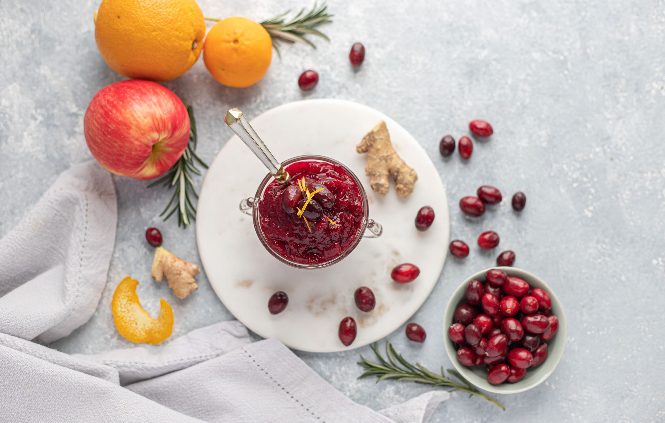 Cranberry Sauce with Orange and Ginger