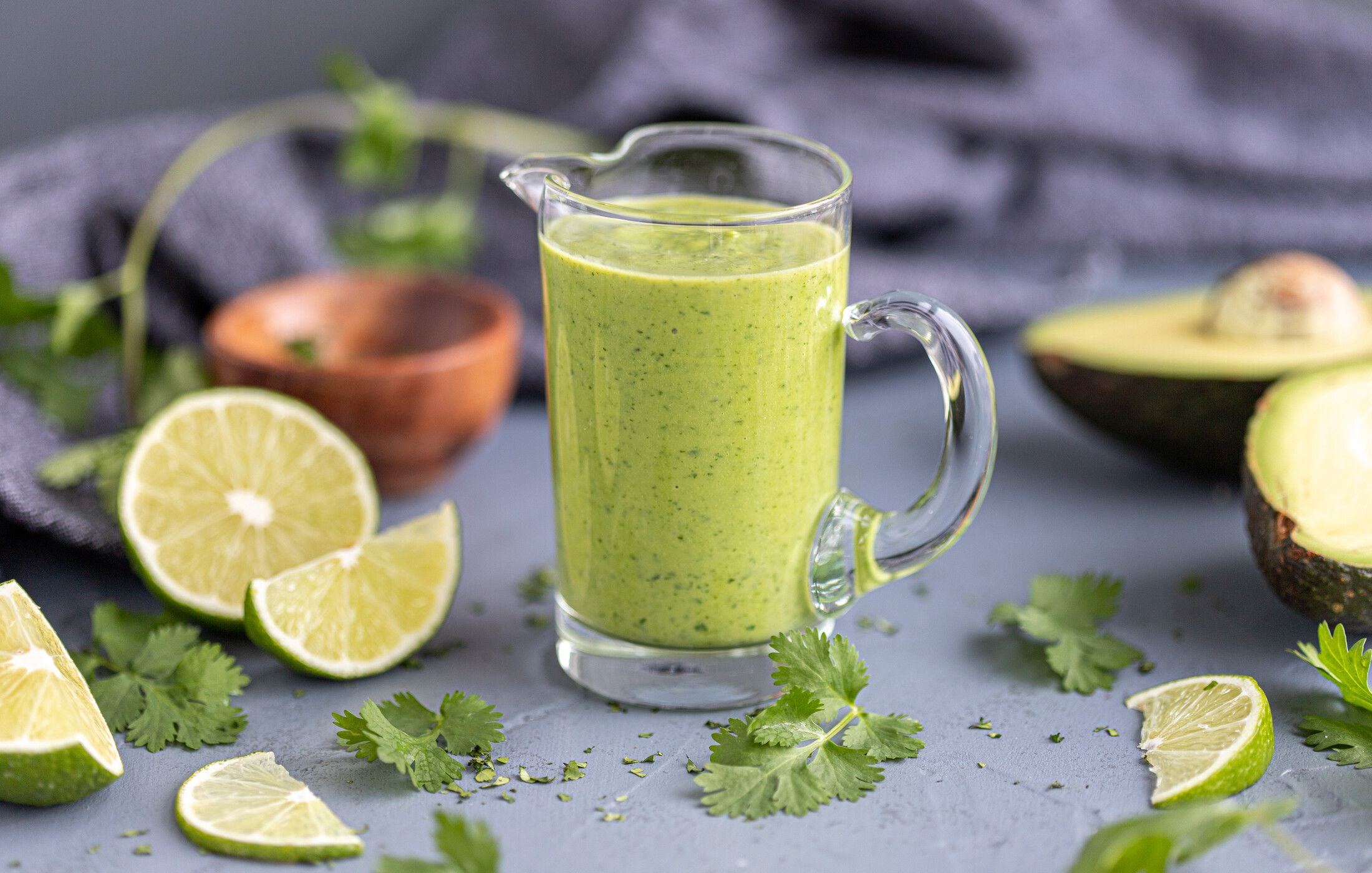 Vegan Creamy Cilantro and Avocado Dressing