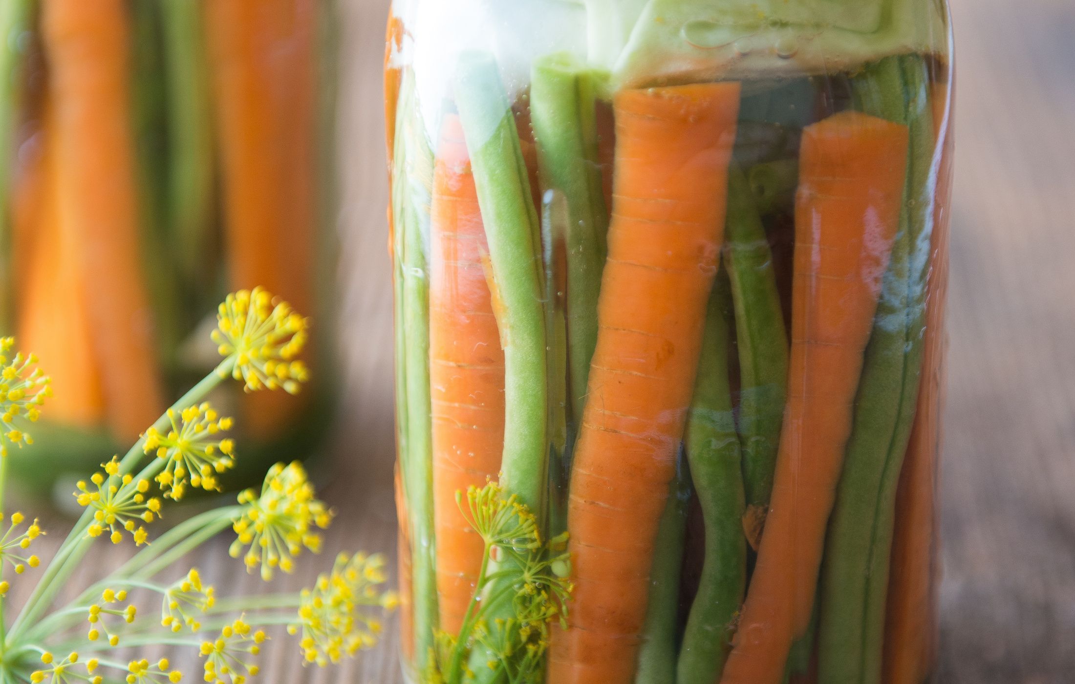 Dilly Carrots and Green Beans