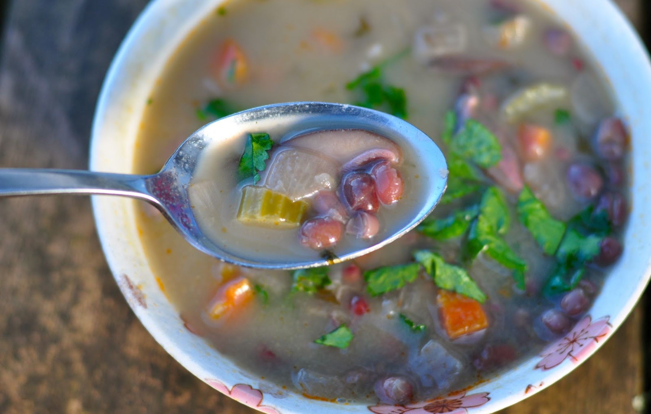 Adzuki Bean and Sea Vegetable Soup