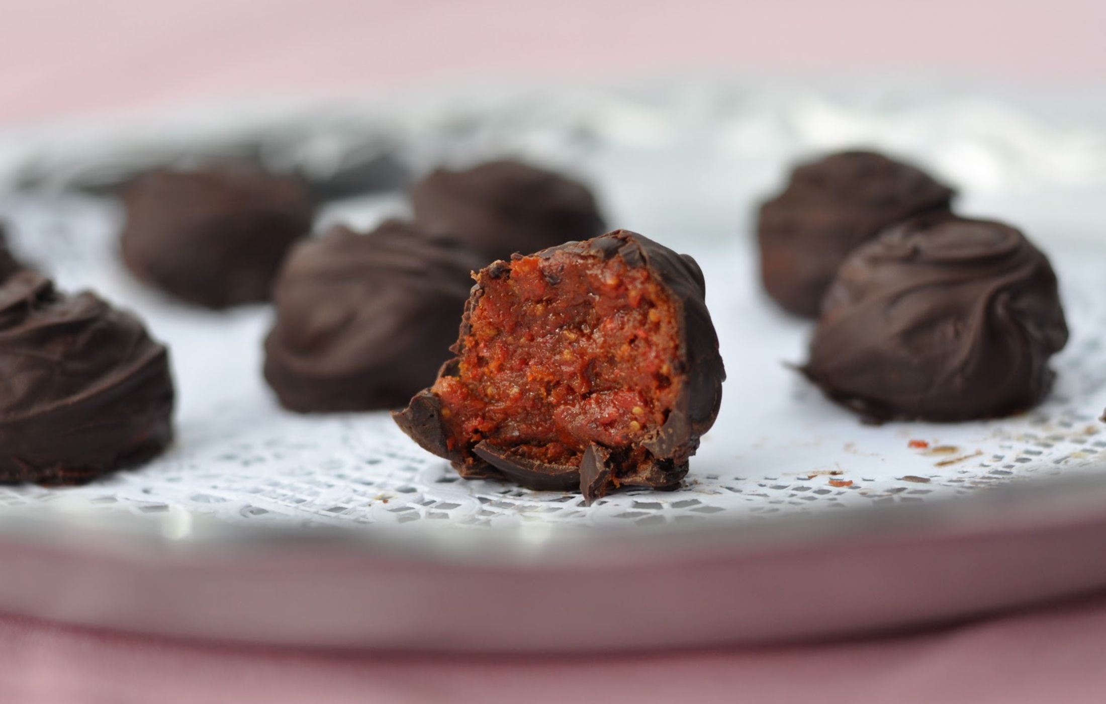 Vegan Almond Gji Berry Truffles