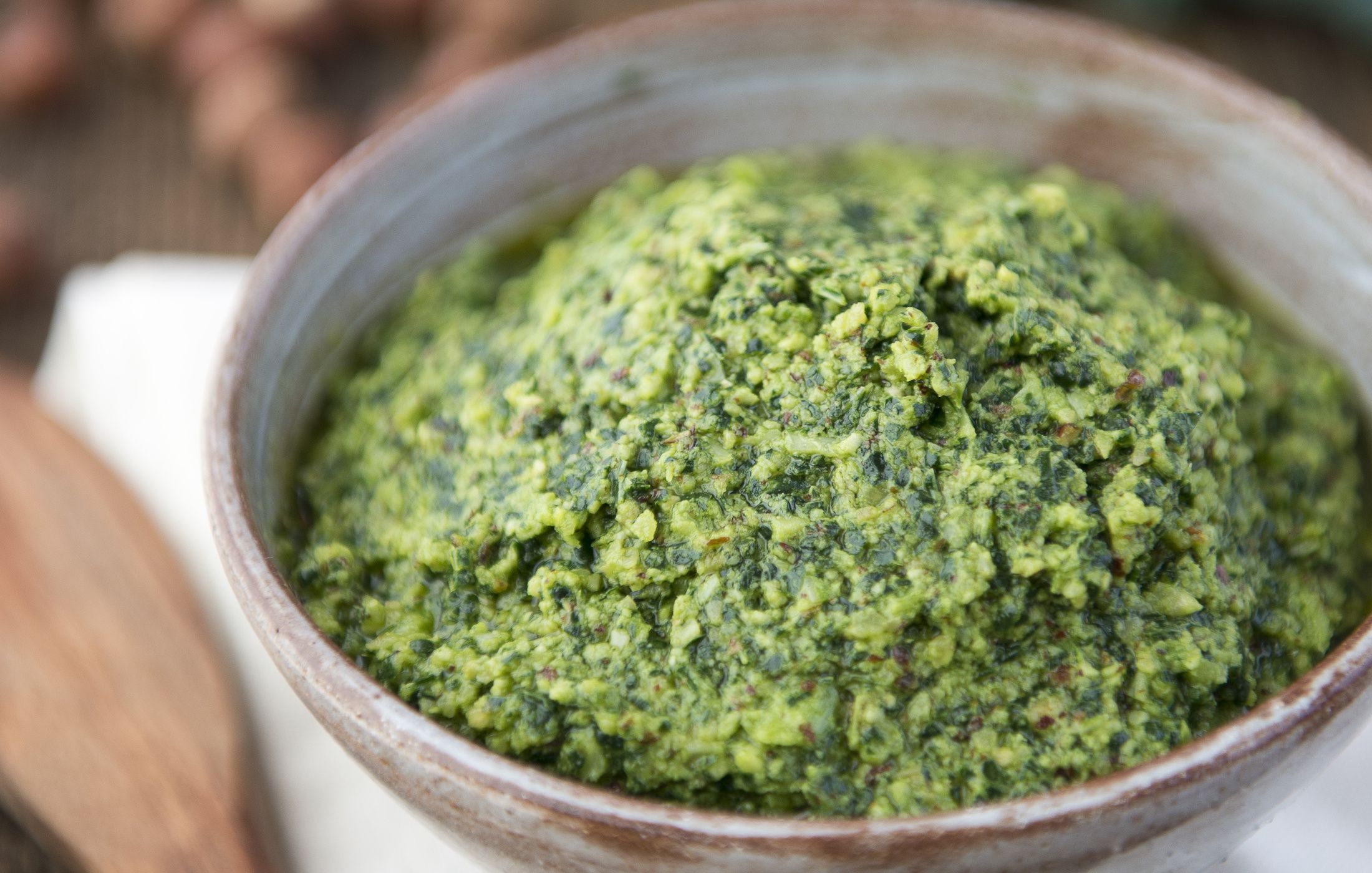 Kale Hazelnut Pesto