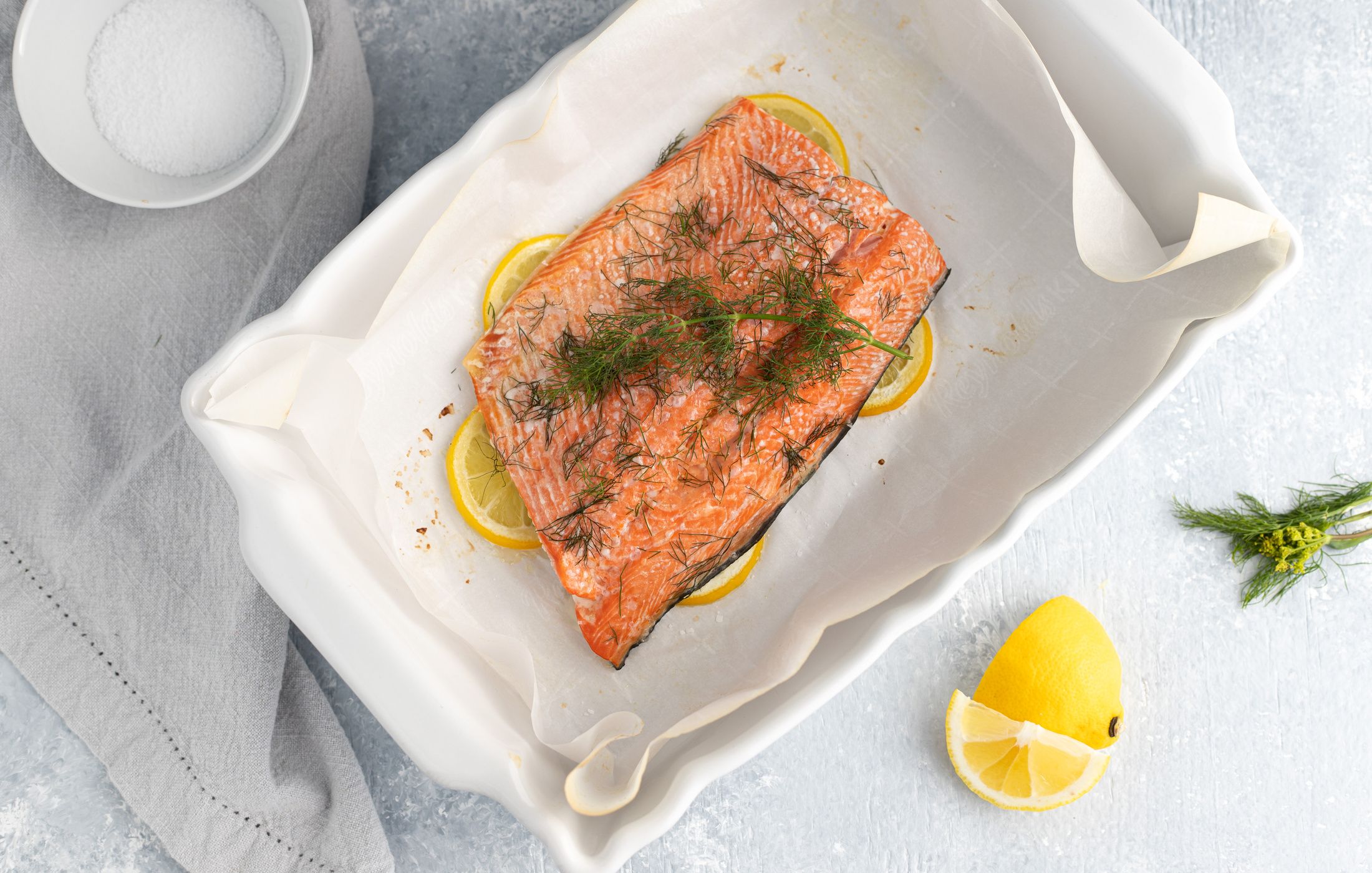 Lemon Herb Roasted Salmon