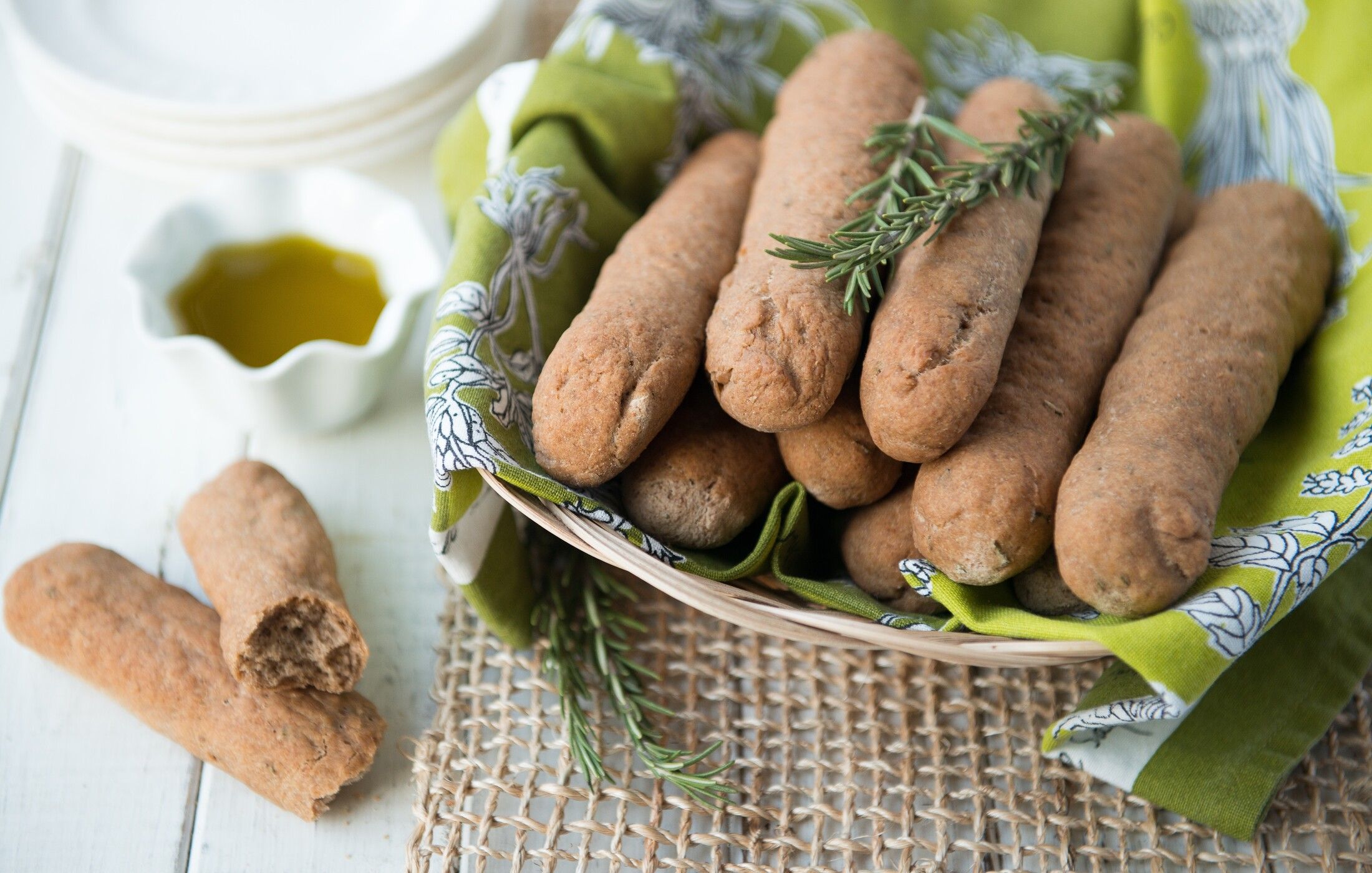 Rosemary Sea Salt Breadsticks