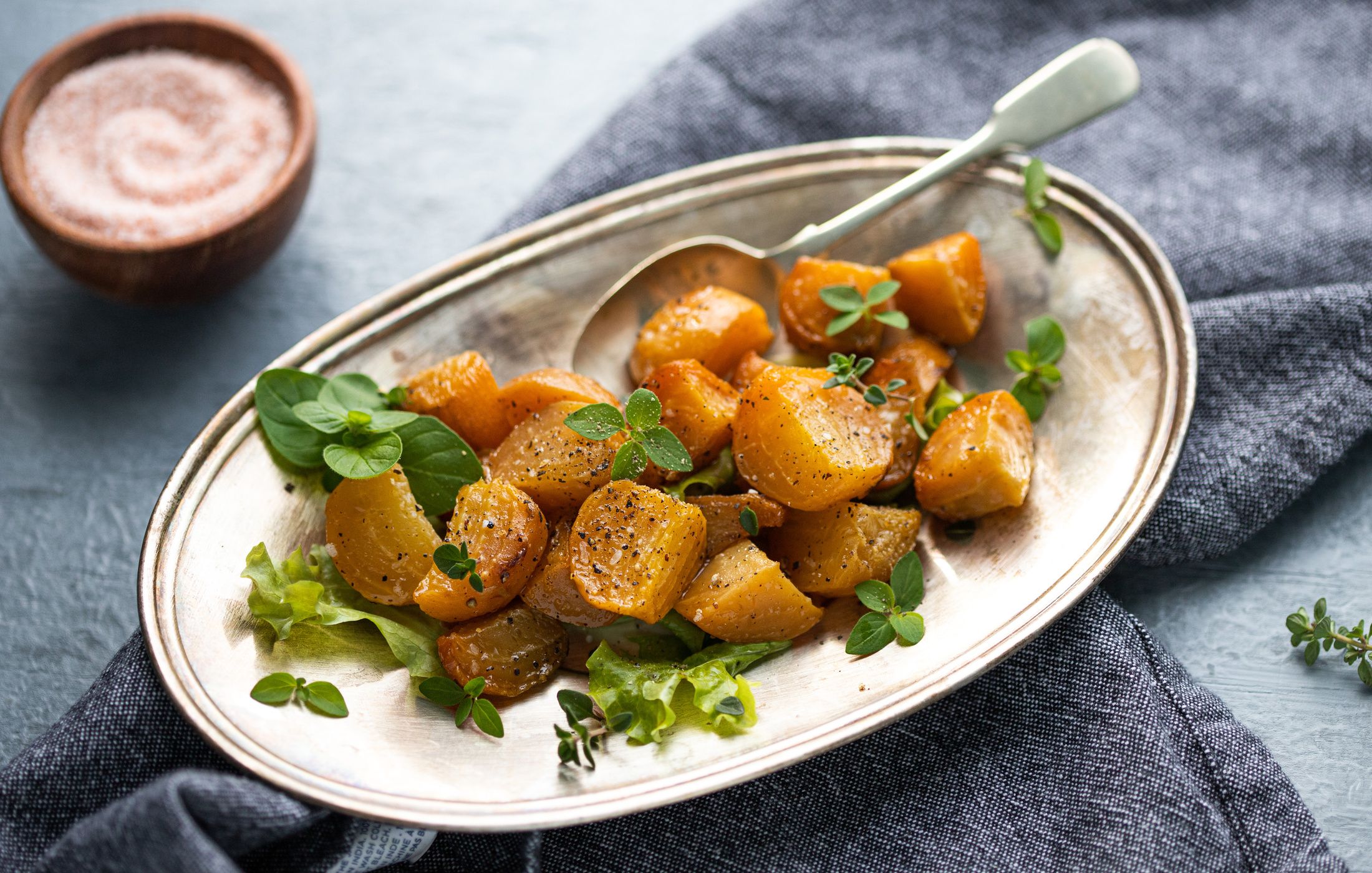 Roasted Golden Beets