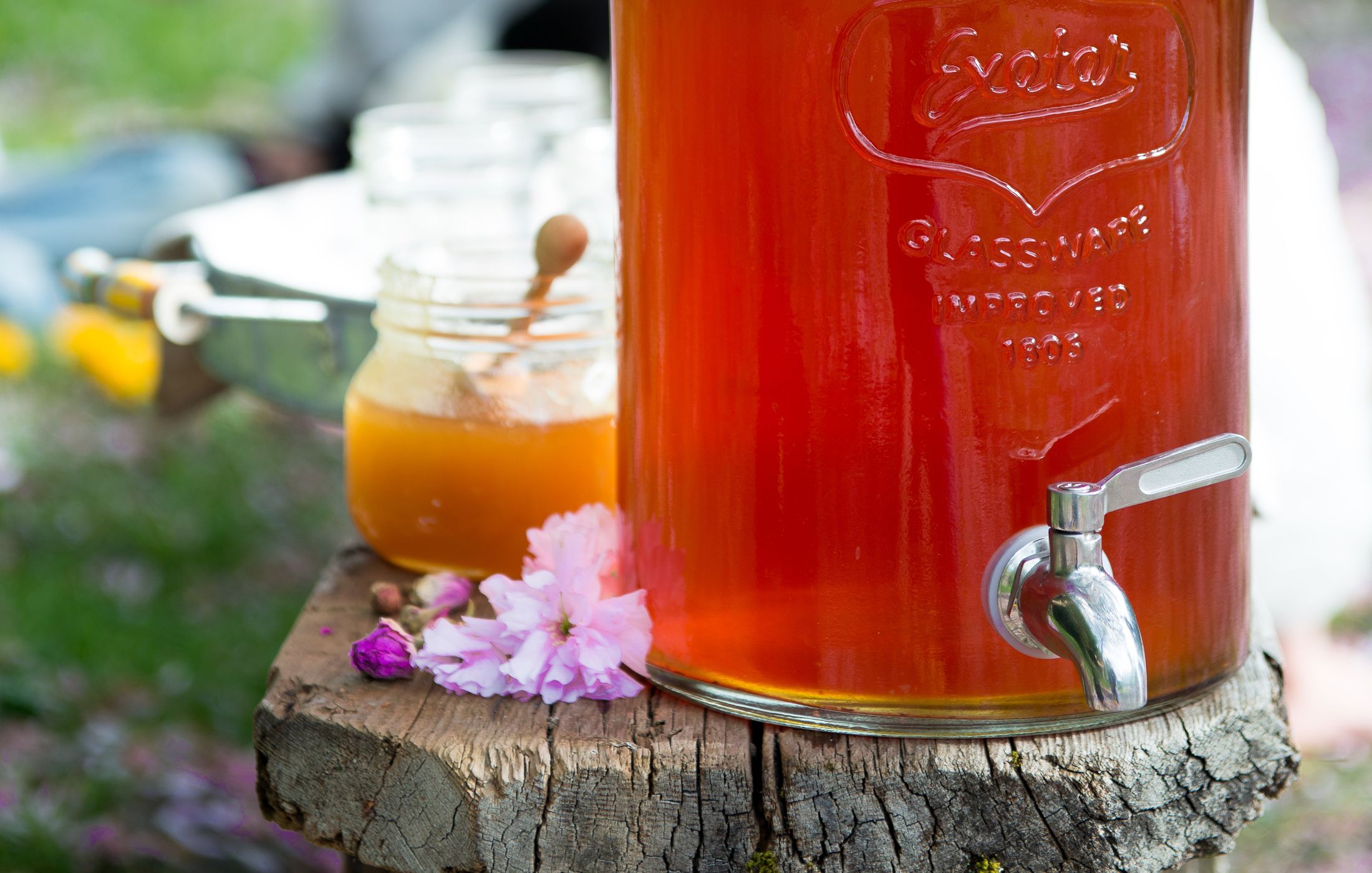 Rooibos Rose Iced Tea