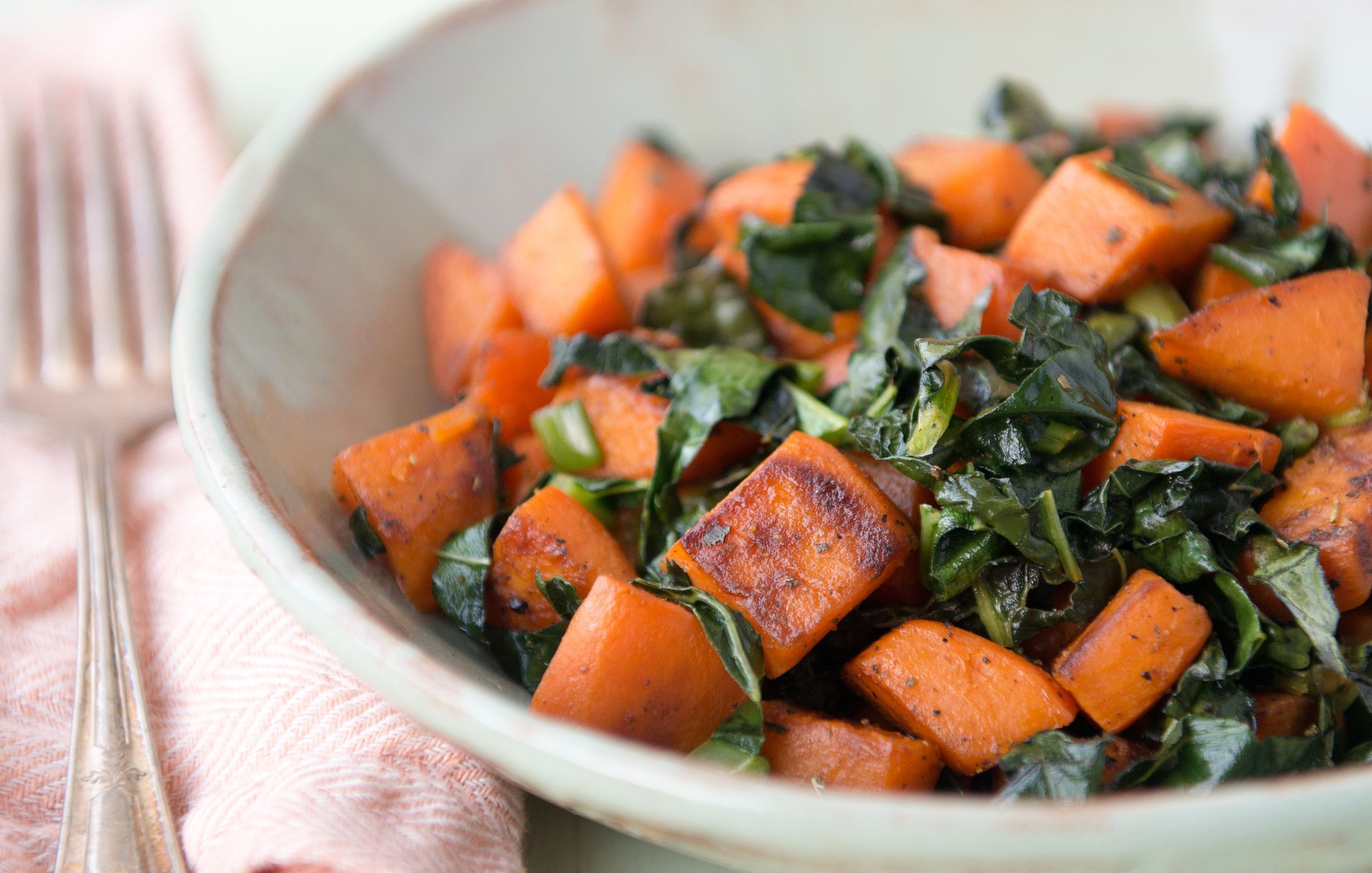 Sweet Potato-Kale Hash