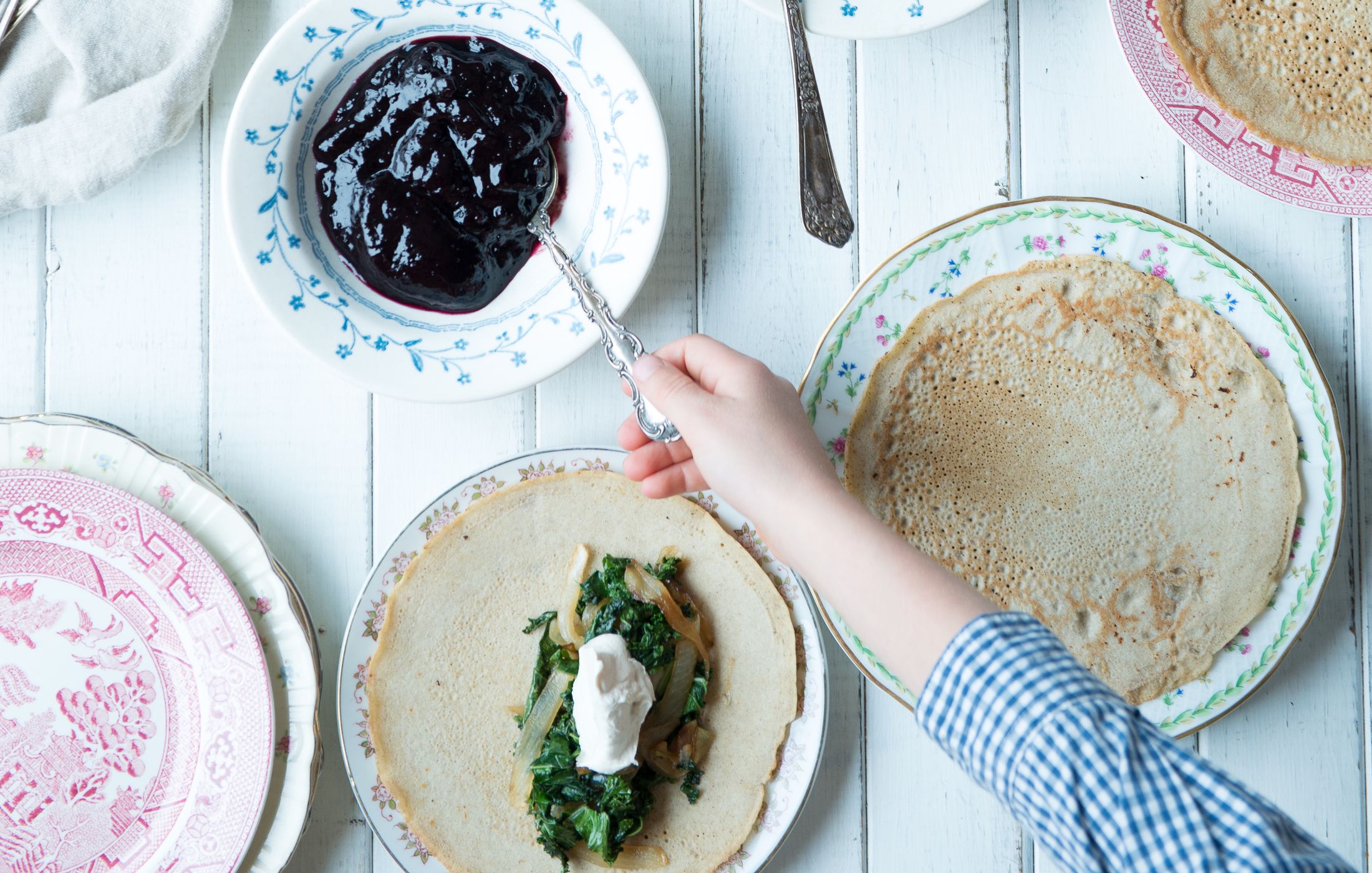 Sourdough Buckwheat Crepes