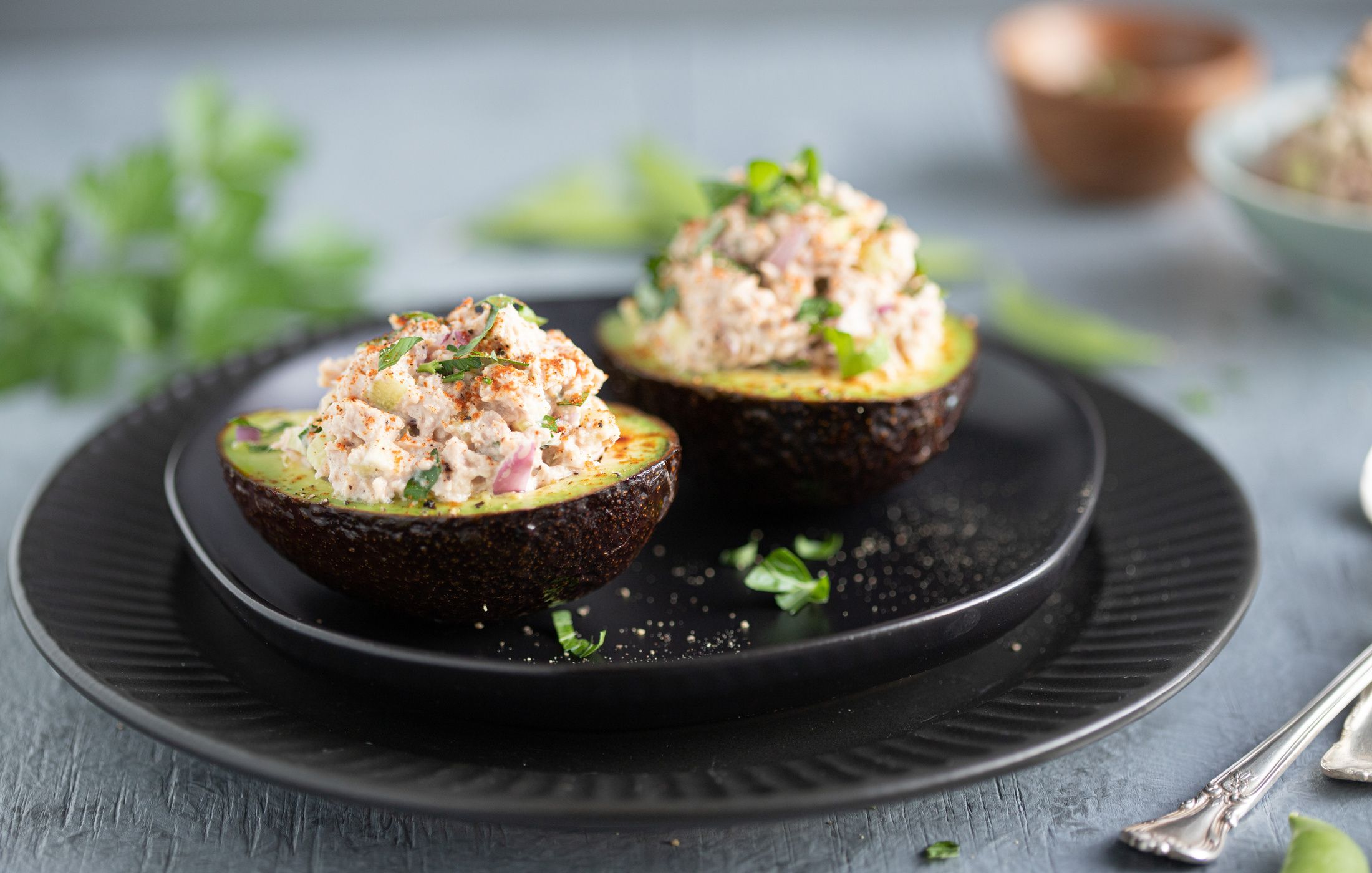 Tuna Stuffed Avocados 