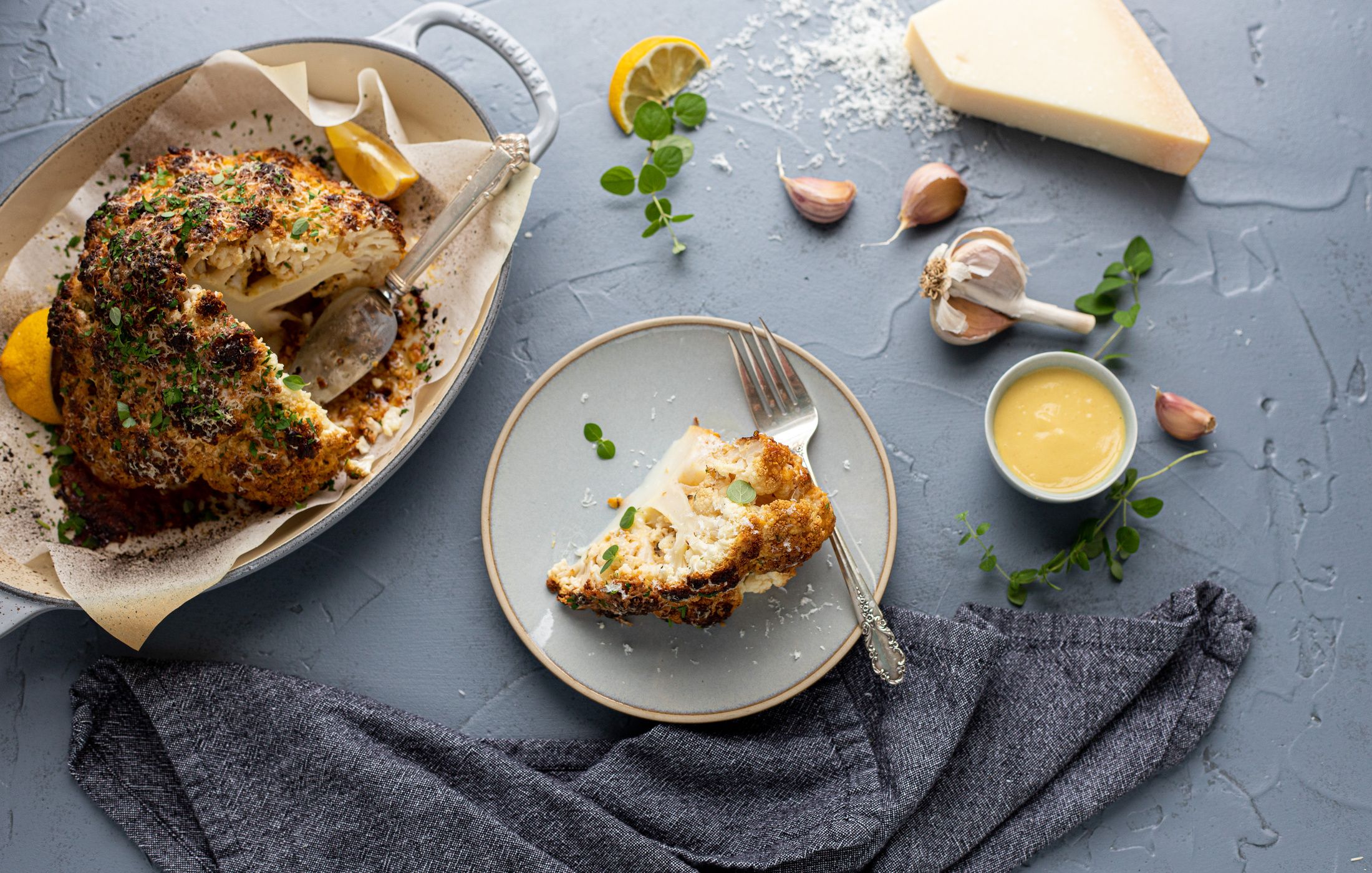 Whole Roasted Cauliflower