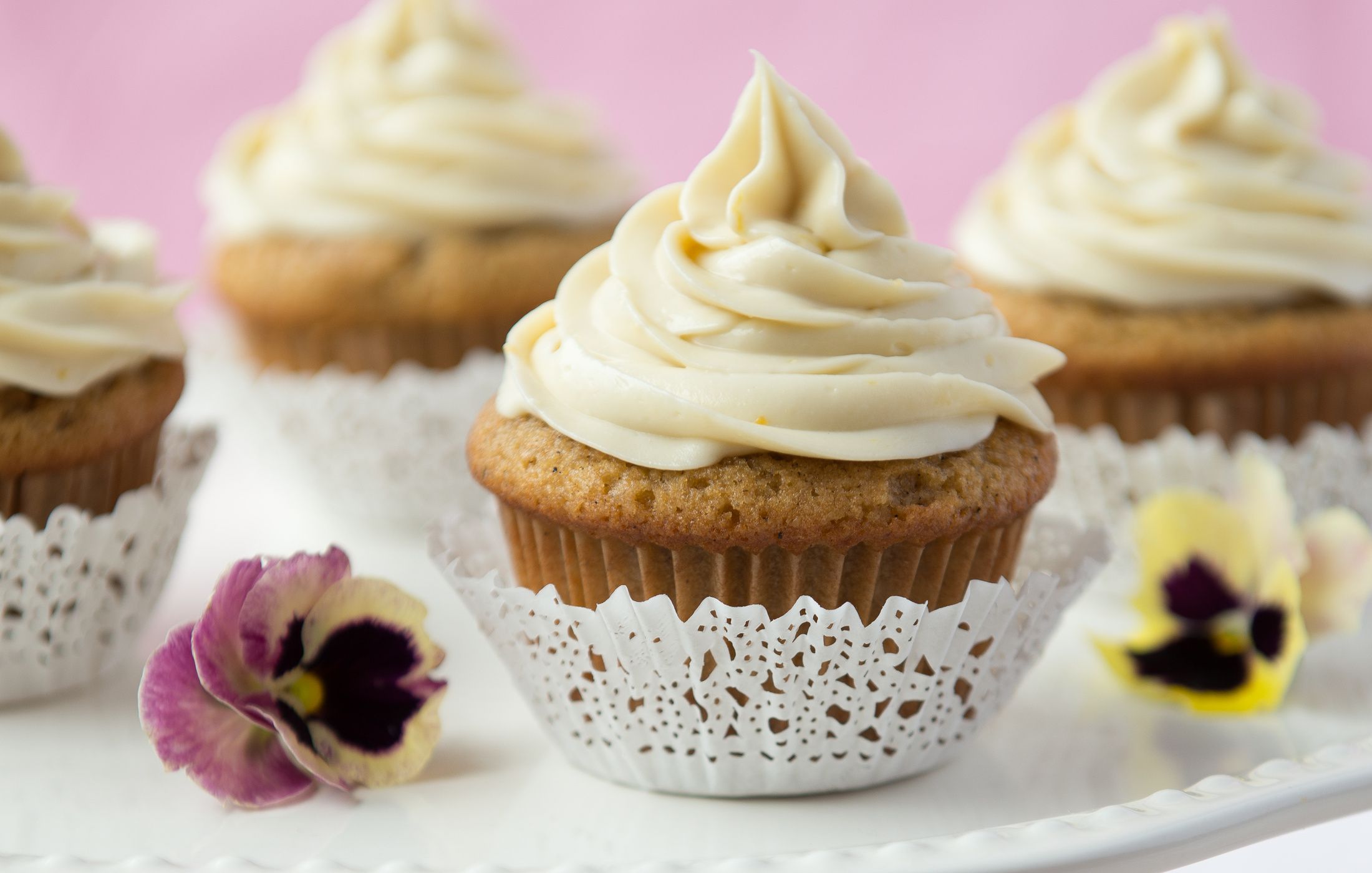 Grain-Free Paleo Vanilla Bean Cupcakes